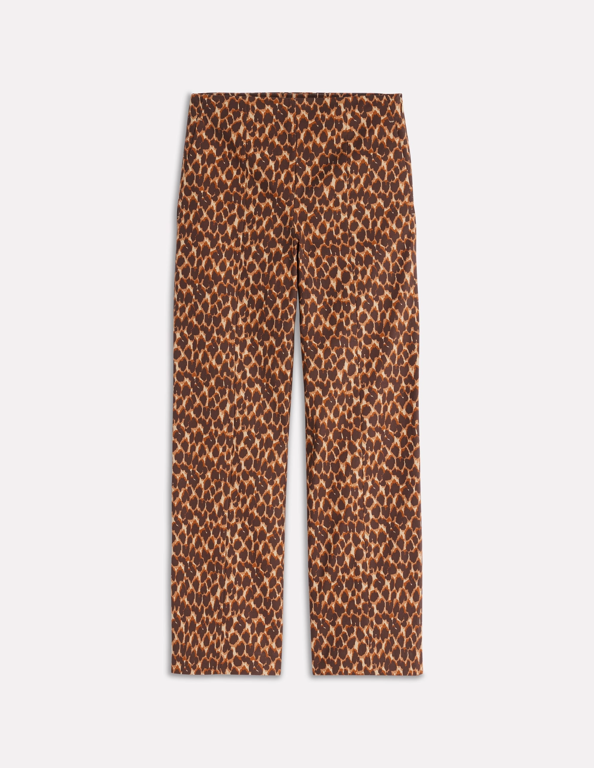 snag resistant Built-in shorts Smart 7/8 Trousers-Multi, Abstract Leopard