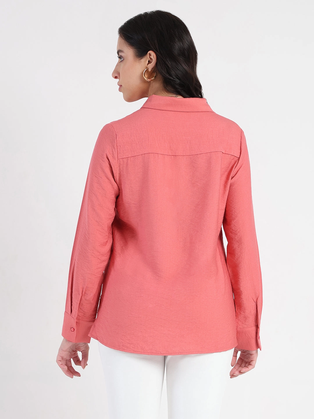 Madame Coral Rayon Blend Shirt Festive Look