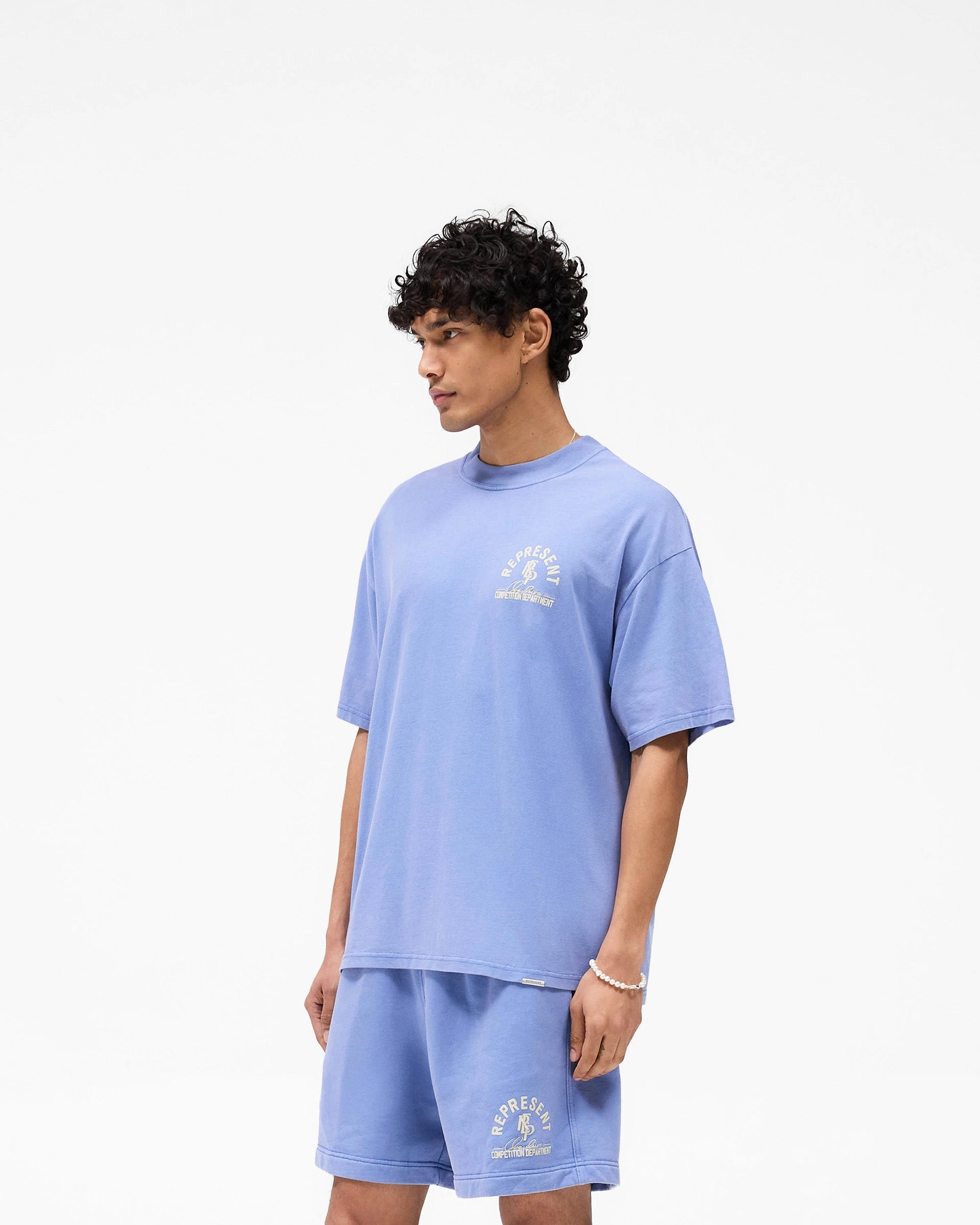 Competition Department T-Shirt - Bright Blue quick-drying