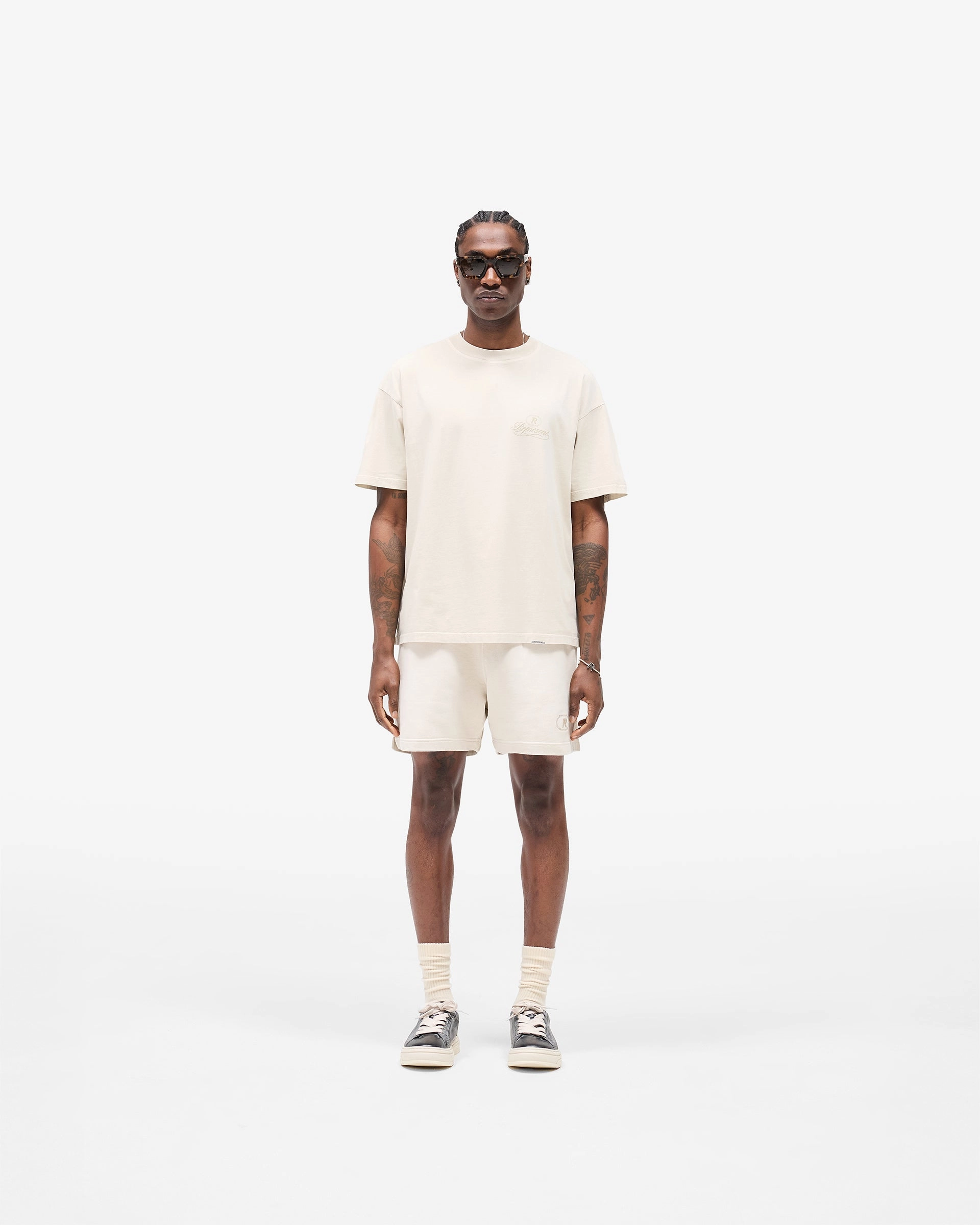 Grand Vintage Short - Champagne denim material