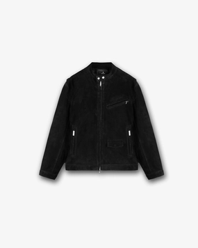 Overdrive Suede Jacket - Jet Black UV protection layer Wrinkle Free Fabric