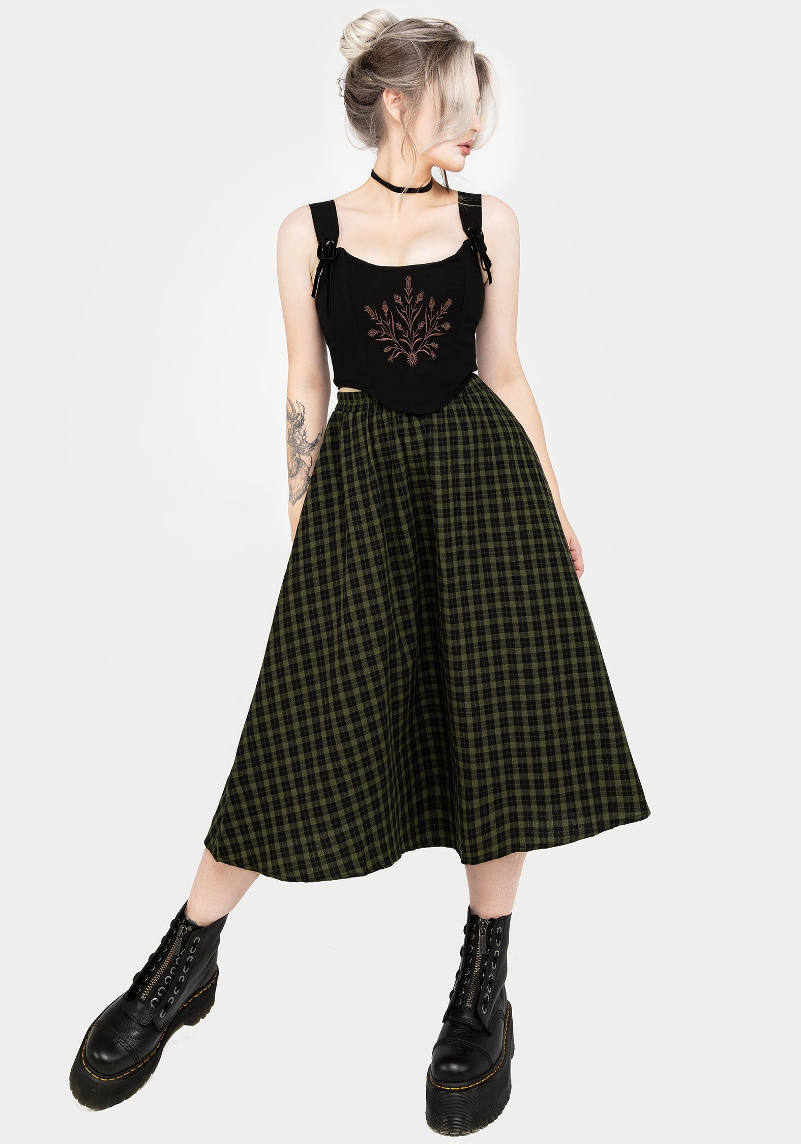 Terra Midi Skirt Polished Fit