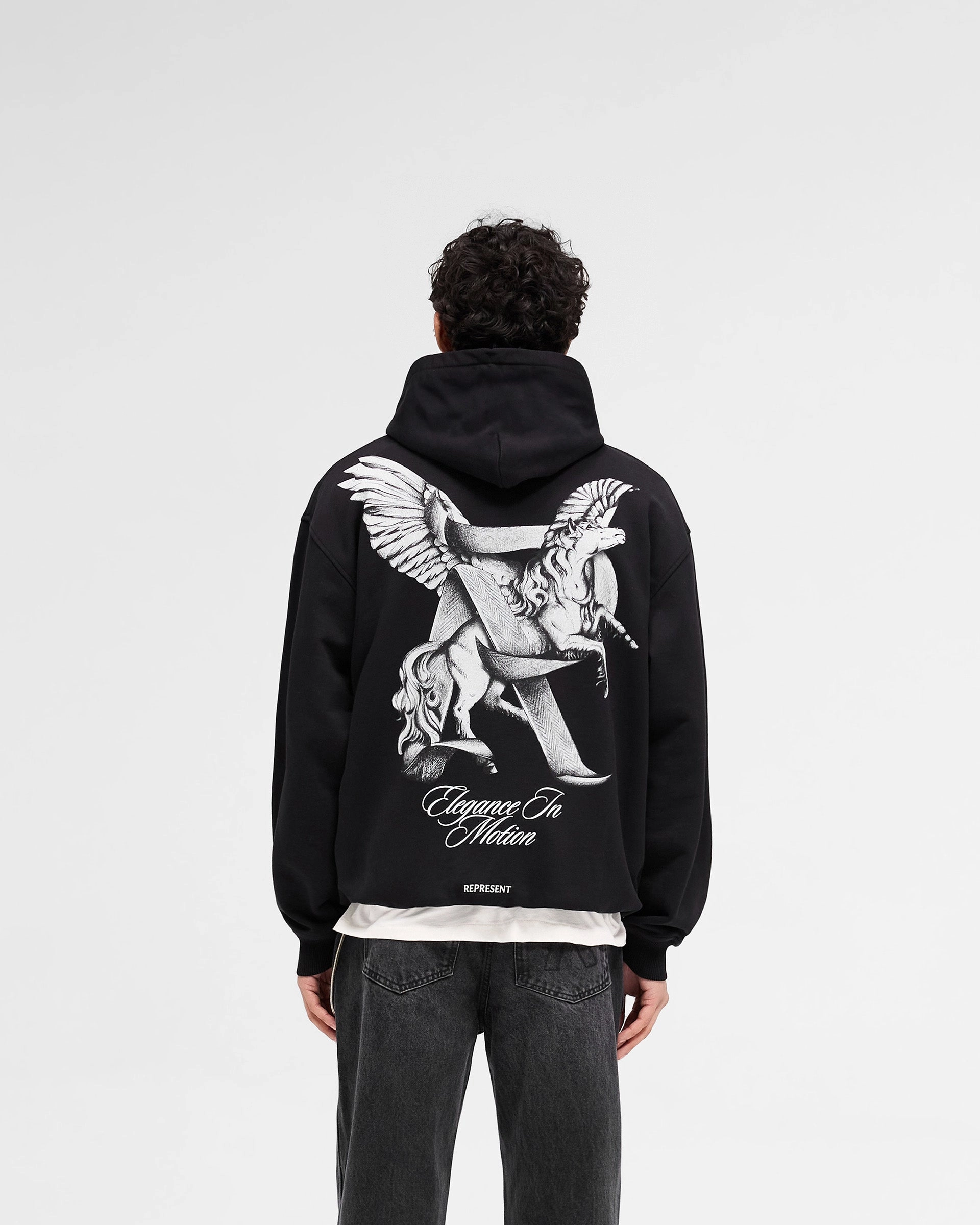 Ergonomic Cut Comfort Stretch Elegance In Motion Hoodie - Jet Black