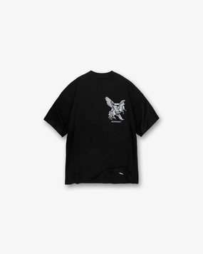 Elegance In Motion T-Shirt - Jet Black Breathable Wearable