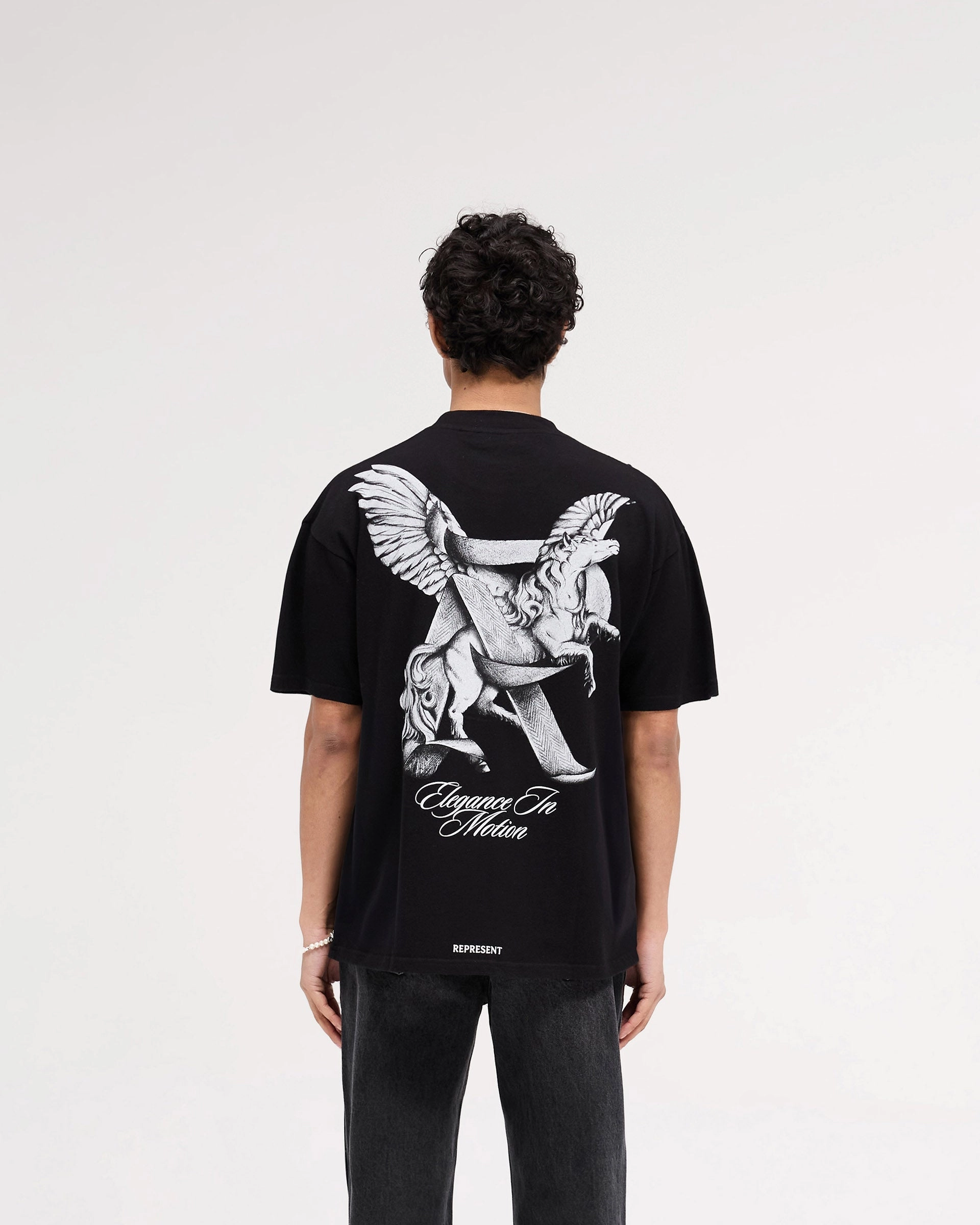 Ethically Sourced Material Elegance In Motion T-Shirt - Jet Black