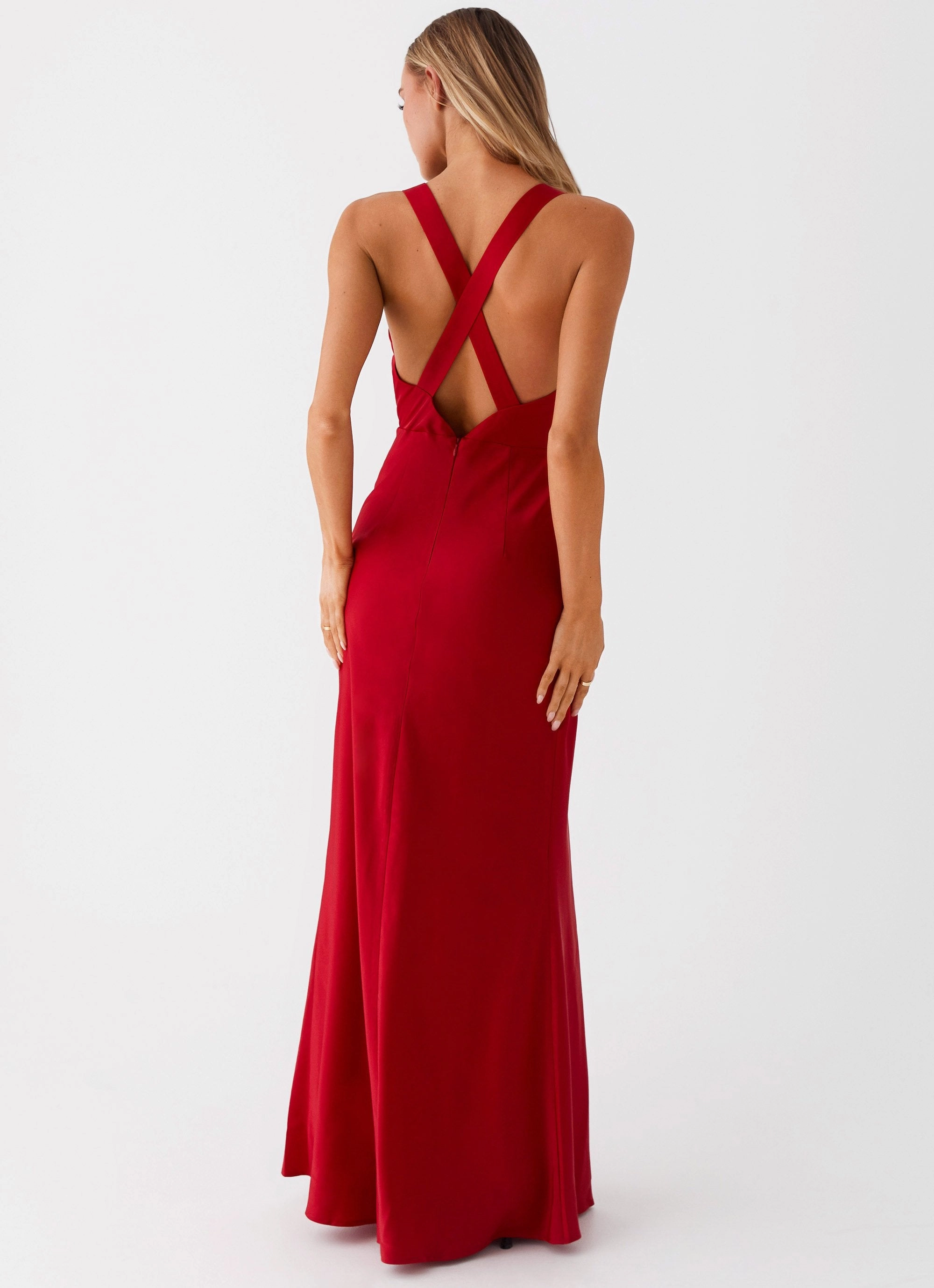 Fashion Fit Slyvia Maxi Dress - Red