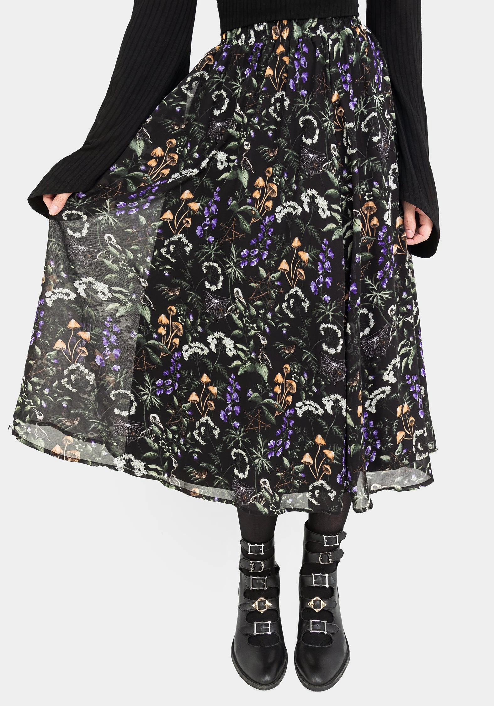 Sustainable Fit Choice Vesna Chiffon Midi Skirt