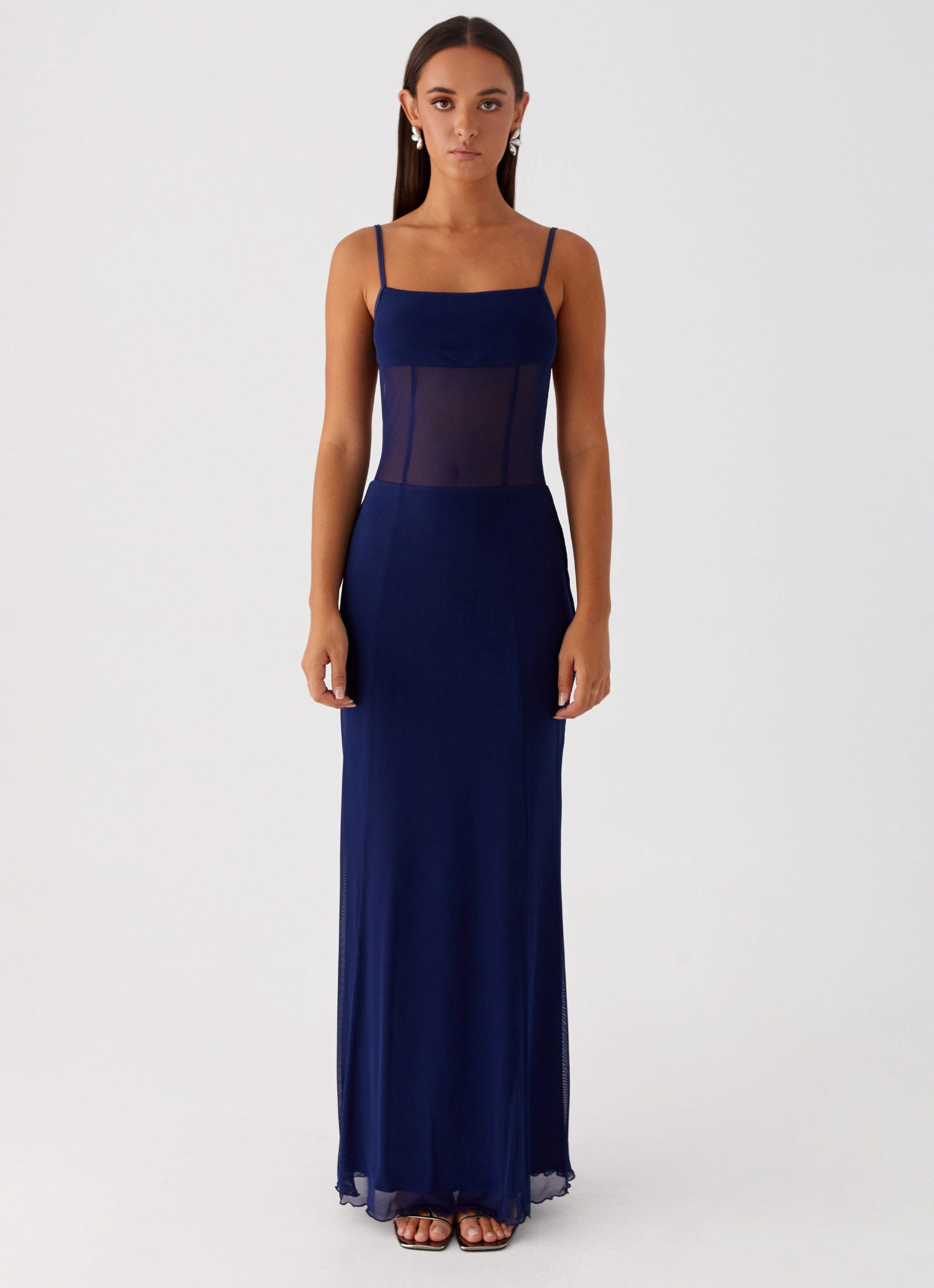 Semi Formal Relaxed Mood Miranda Maxi Dress - Navy