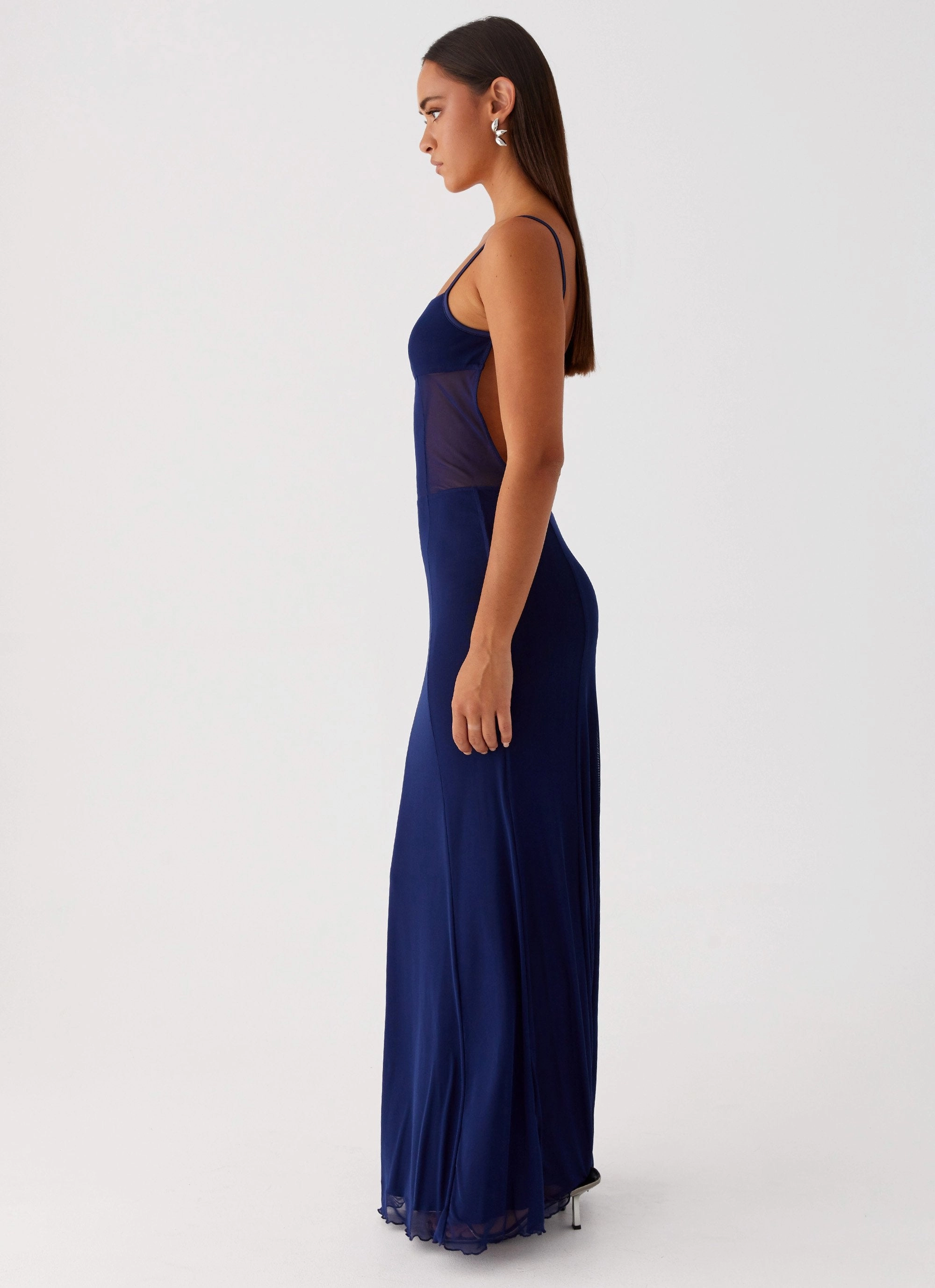 Miranda Maxi Dress - Navy Bless Glow Smart Fit