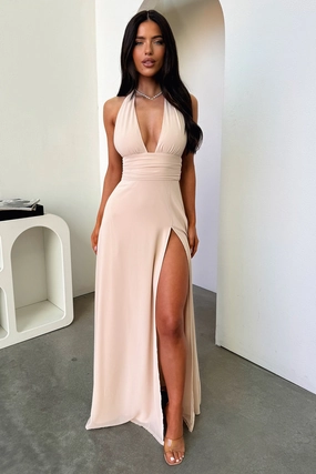 Trendy Fit Elenor Maxi Dress - Champagne