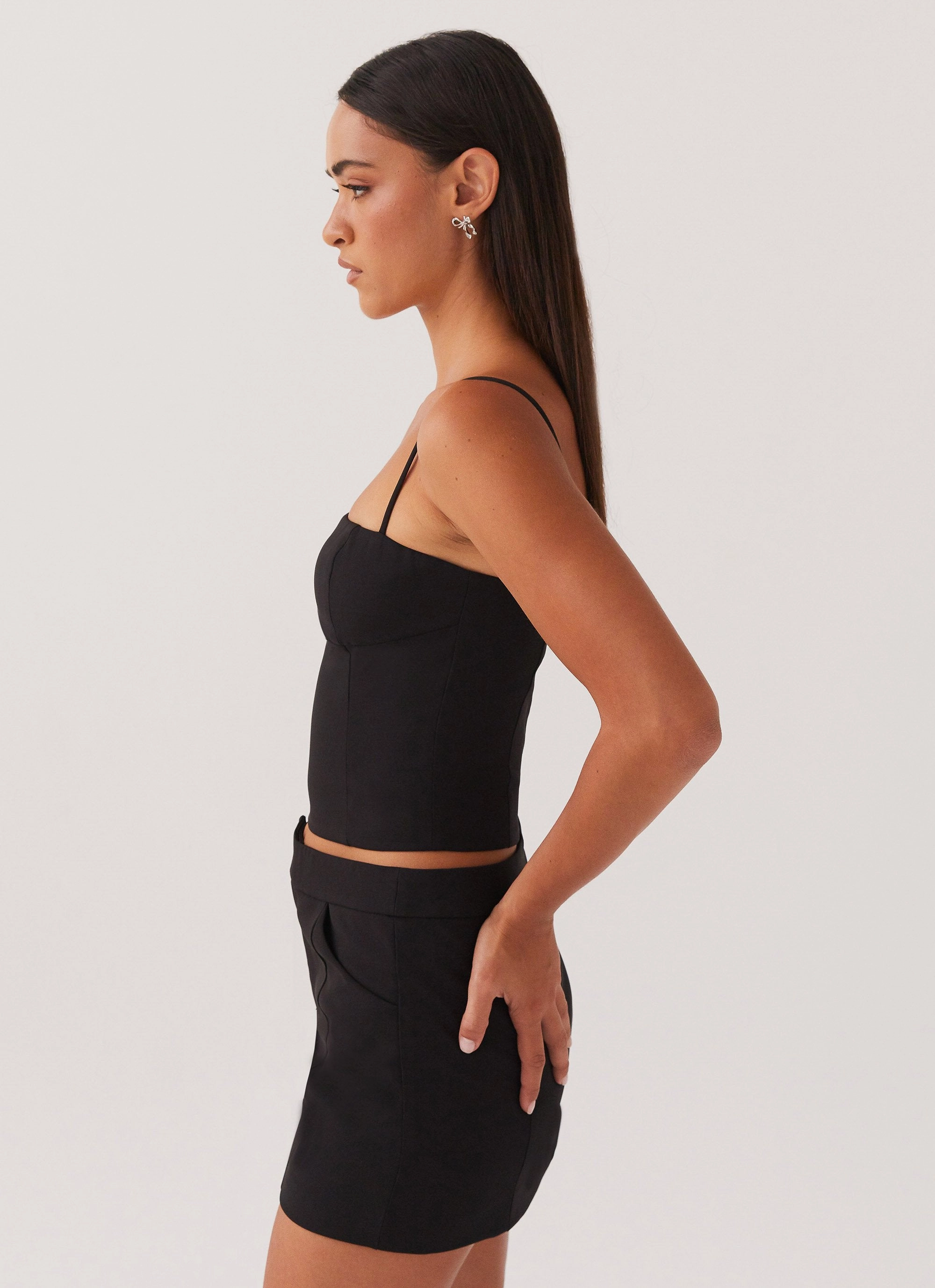 Mood Dressing Eliana Suit Mini Skirt - Black