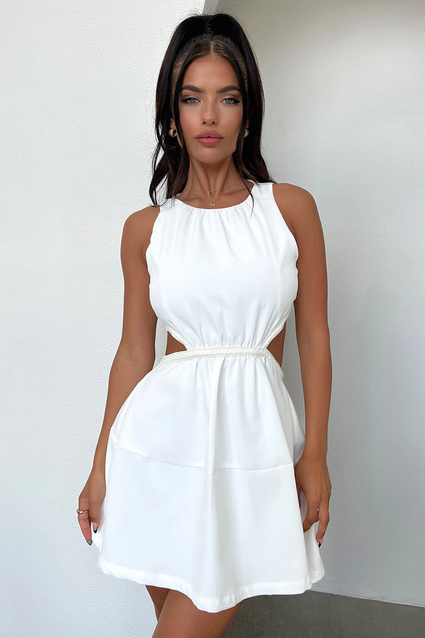 Clean Chic Elita Dress - White
