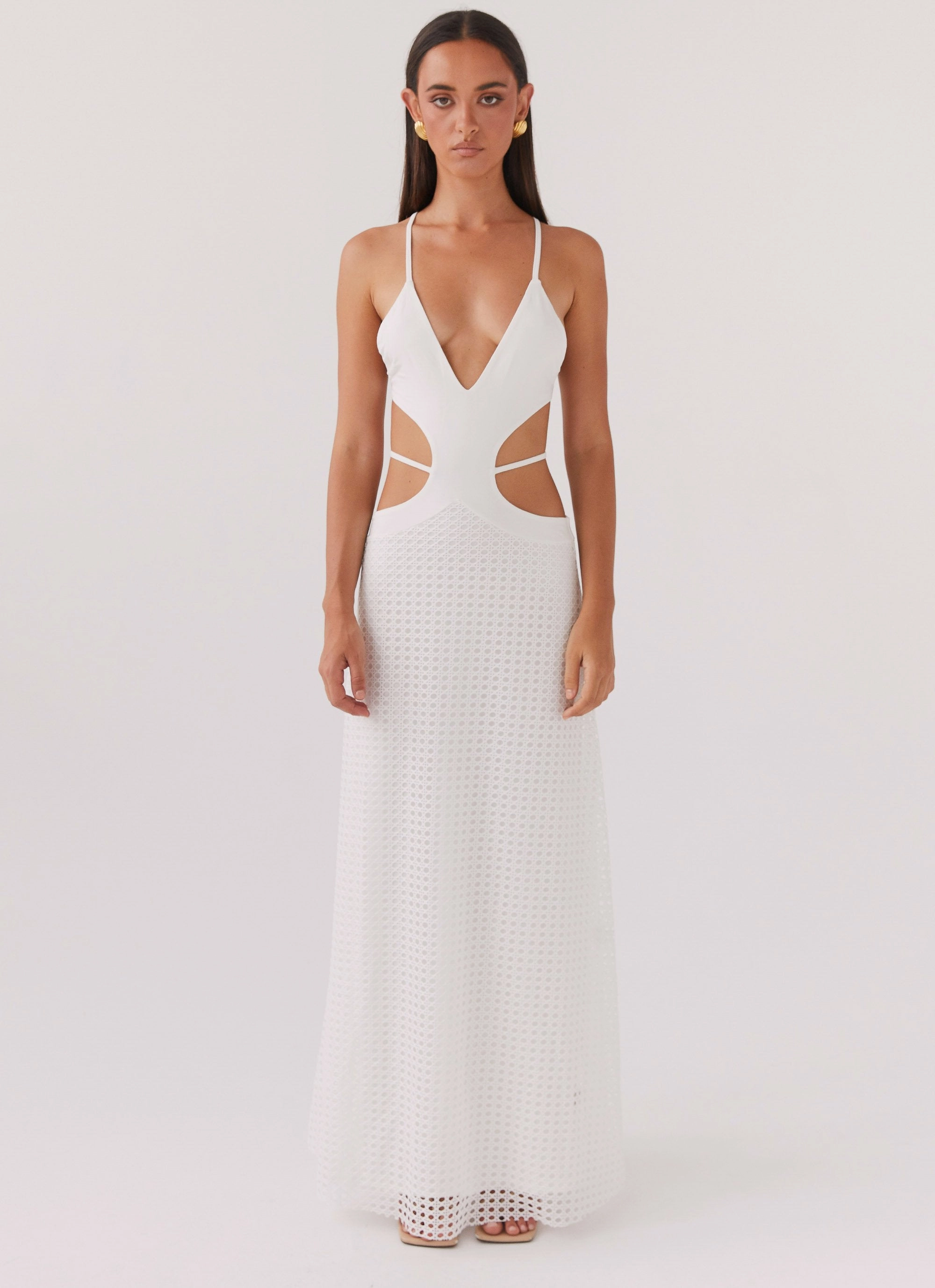 Enchanted Melodies Maxi Dress - White All-Occasion Wear Bare Glow