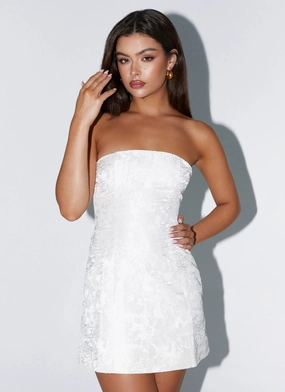 Lightweight Wear Eternity Strapless Mini Dress - Ivory