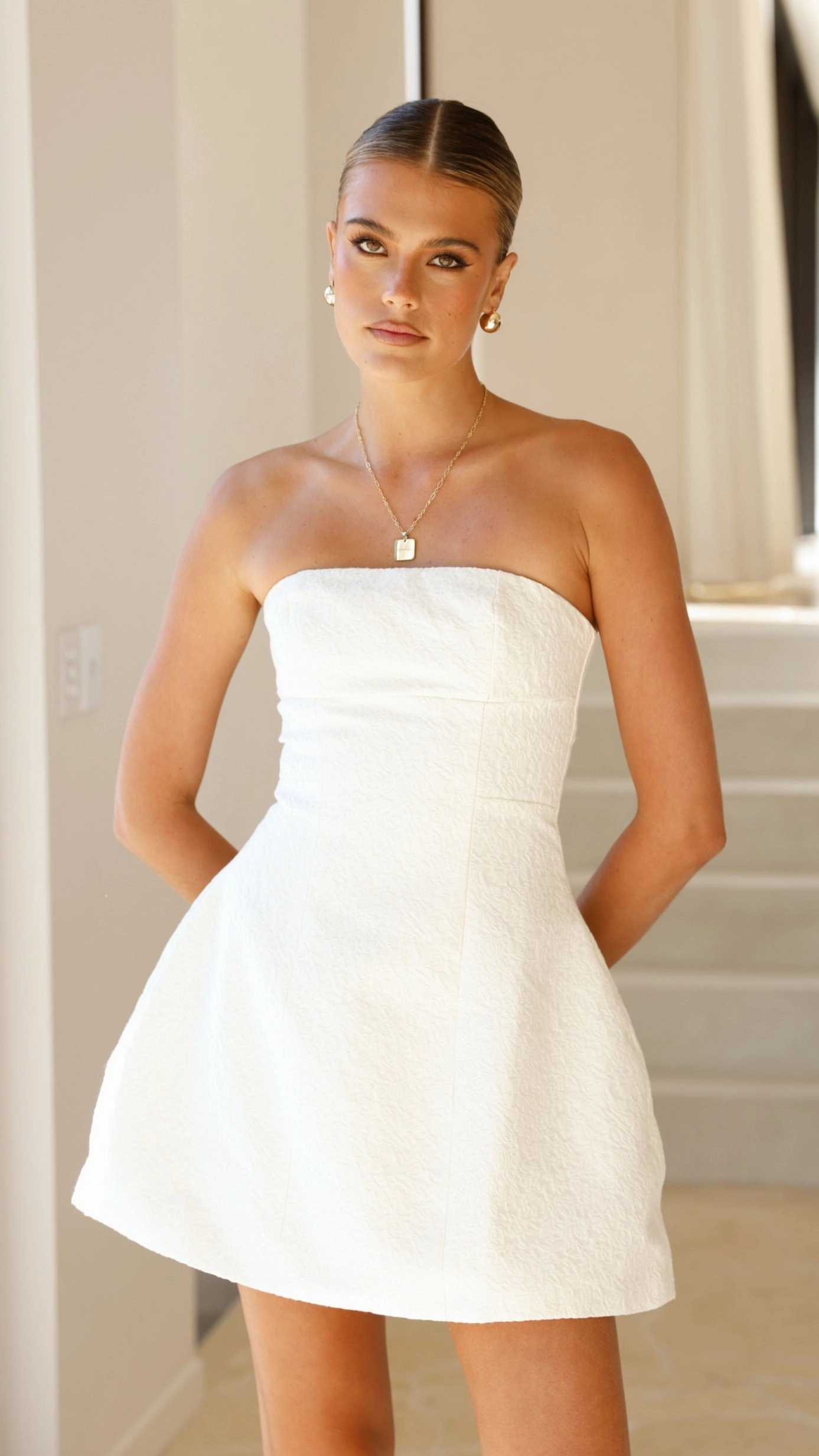 Everyday Use Evelyn Mini Dress - Cream