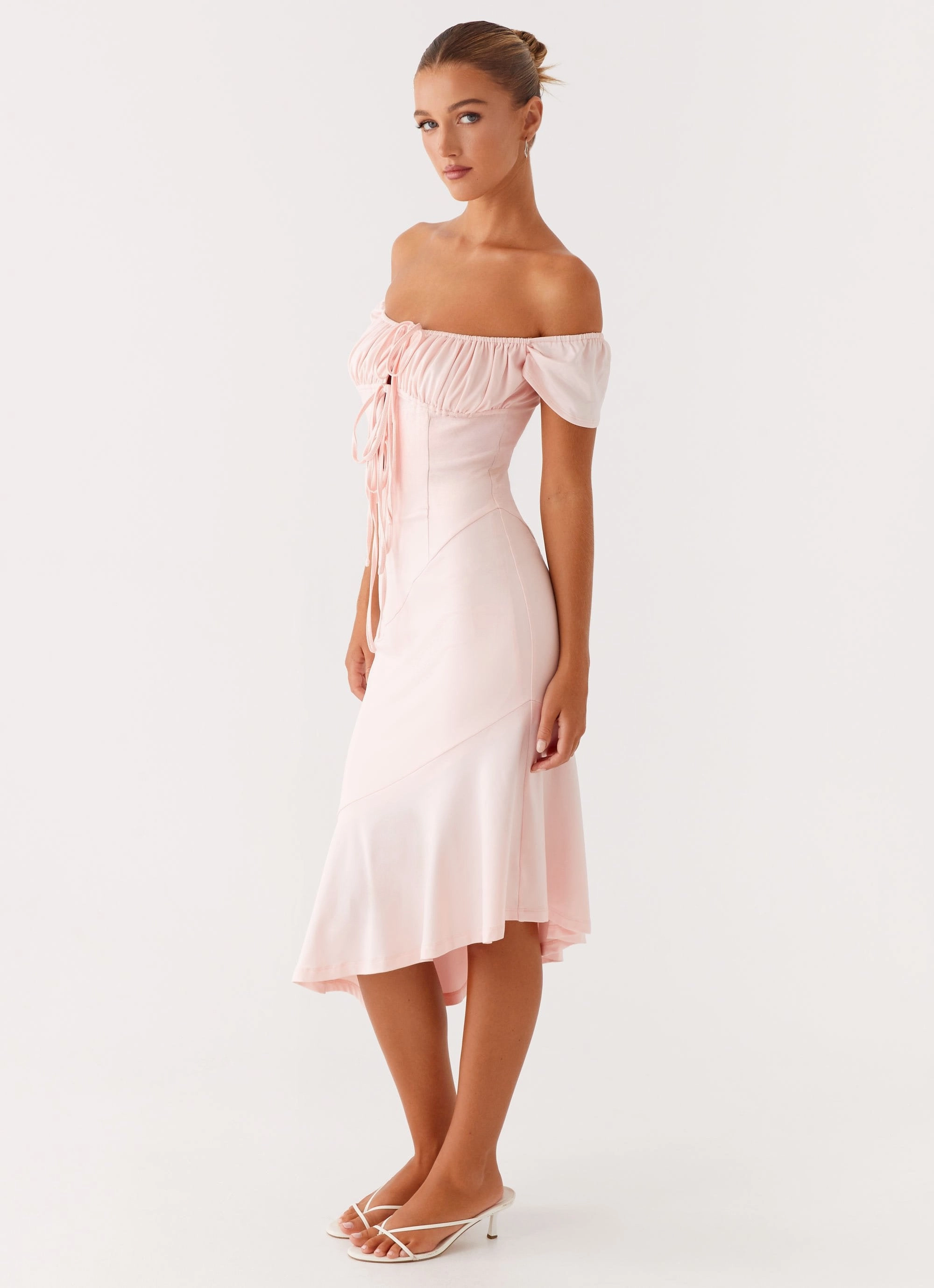 Love Glow Katherine Midi Dress - Pink