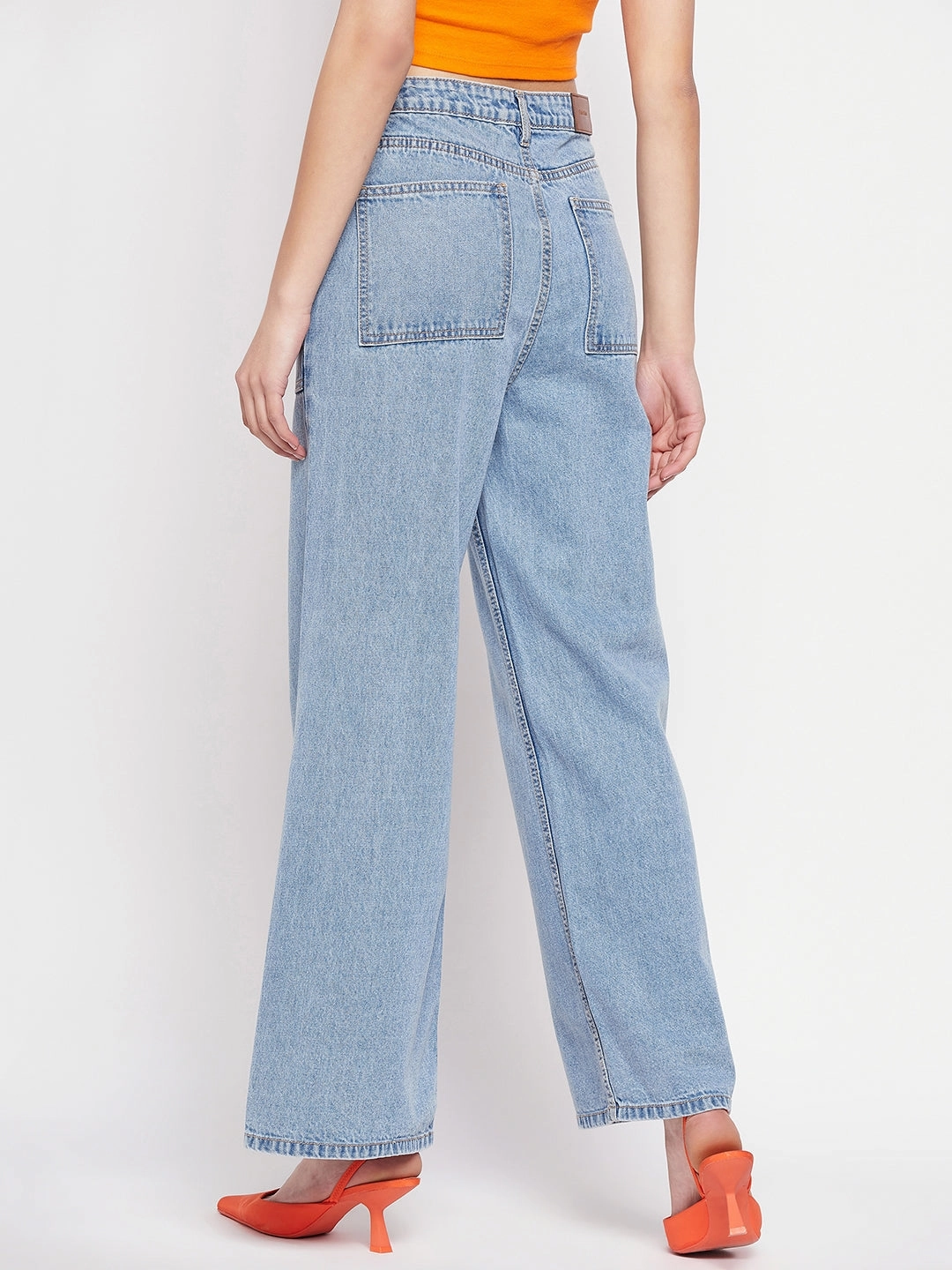 Active Lifestyle Madame Blue Slit Denim