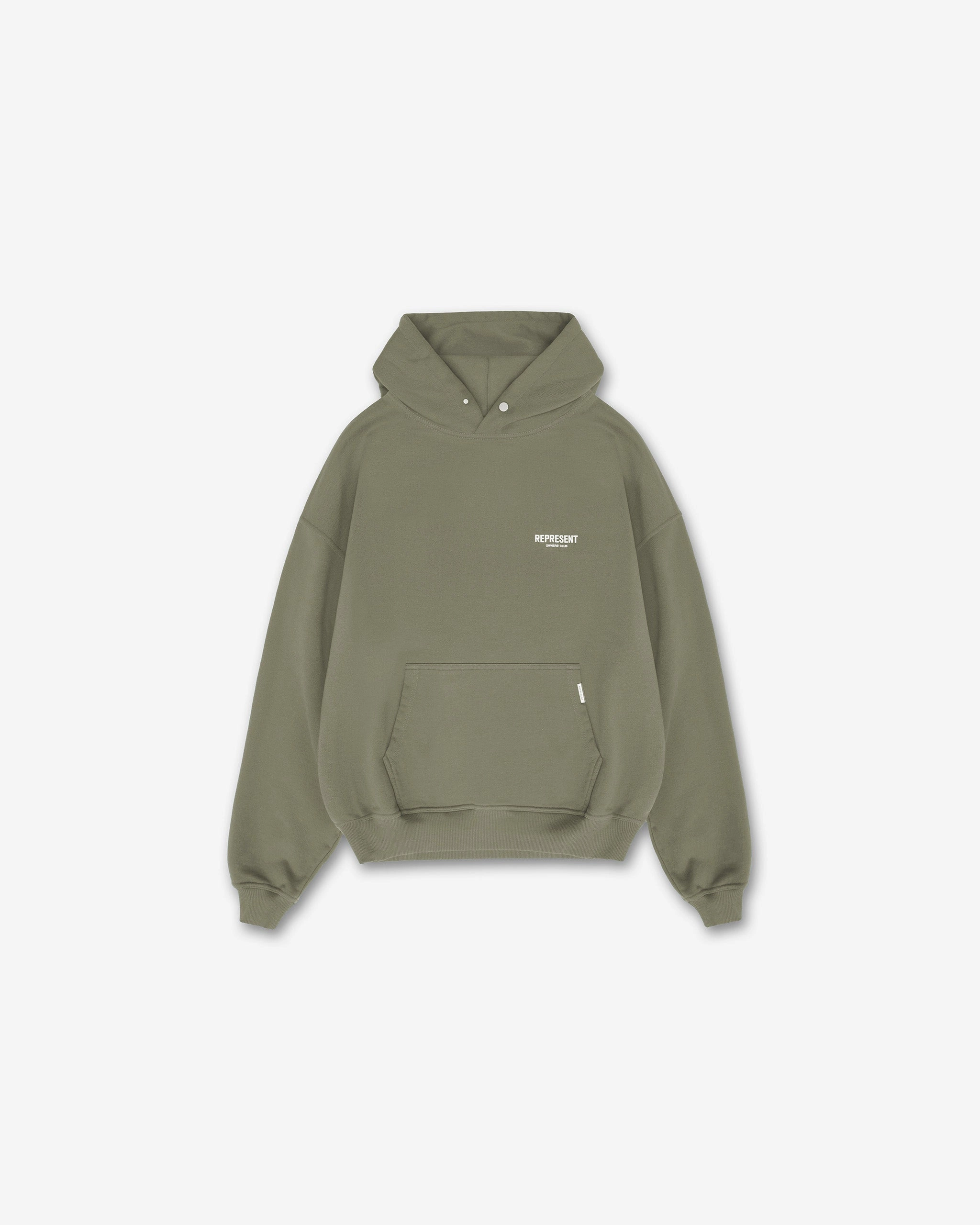 Represent Owners Club Hoodie - Olive Perfect Stretch Relaxed Movement