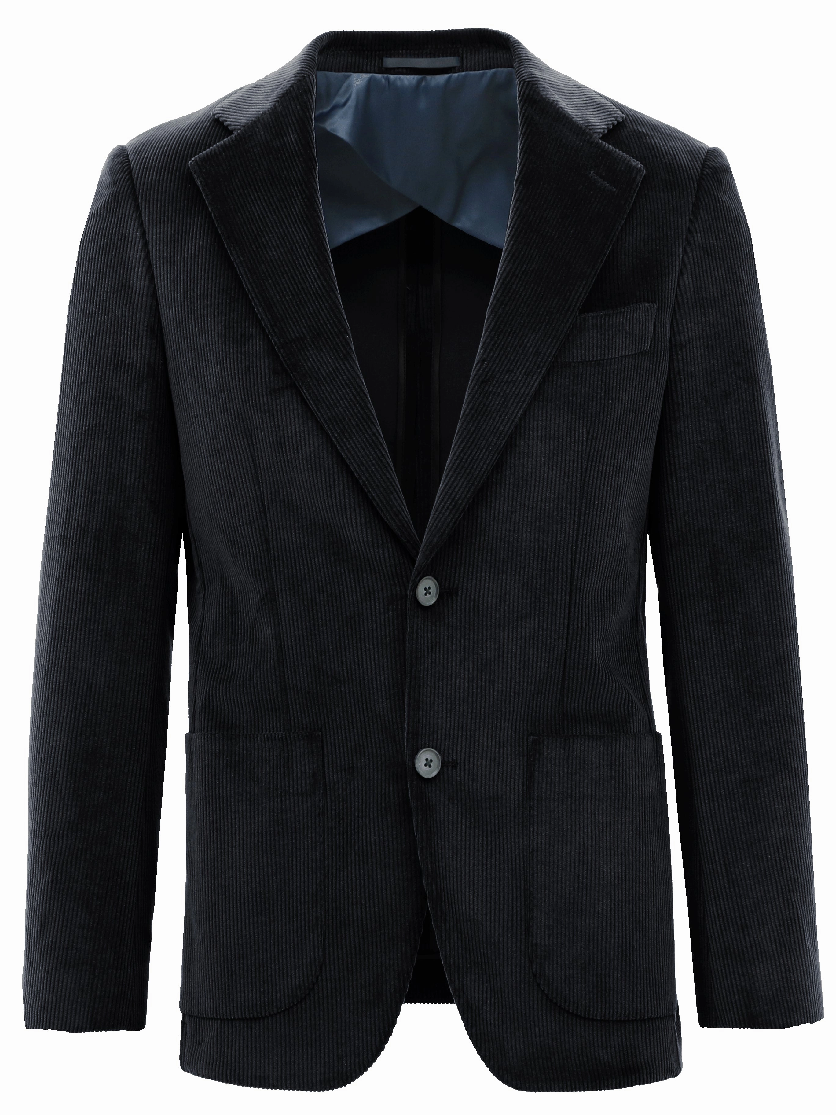Stitched Look Genoa Buggy Black Corduroy Sports Jacket