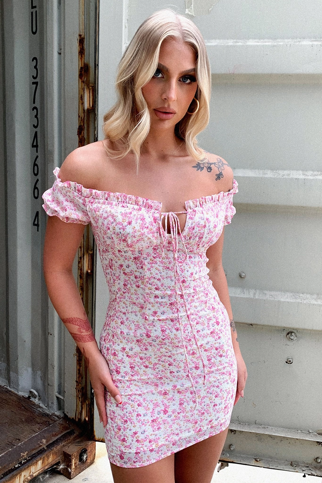 Easy Pick Mood Look Venice Dress - Pink Floral
