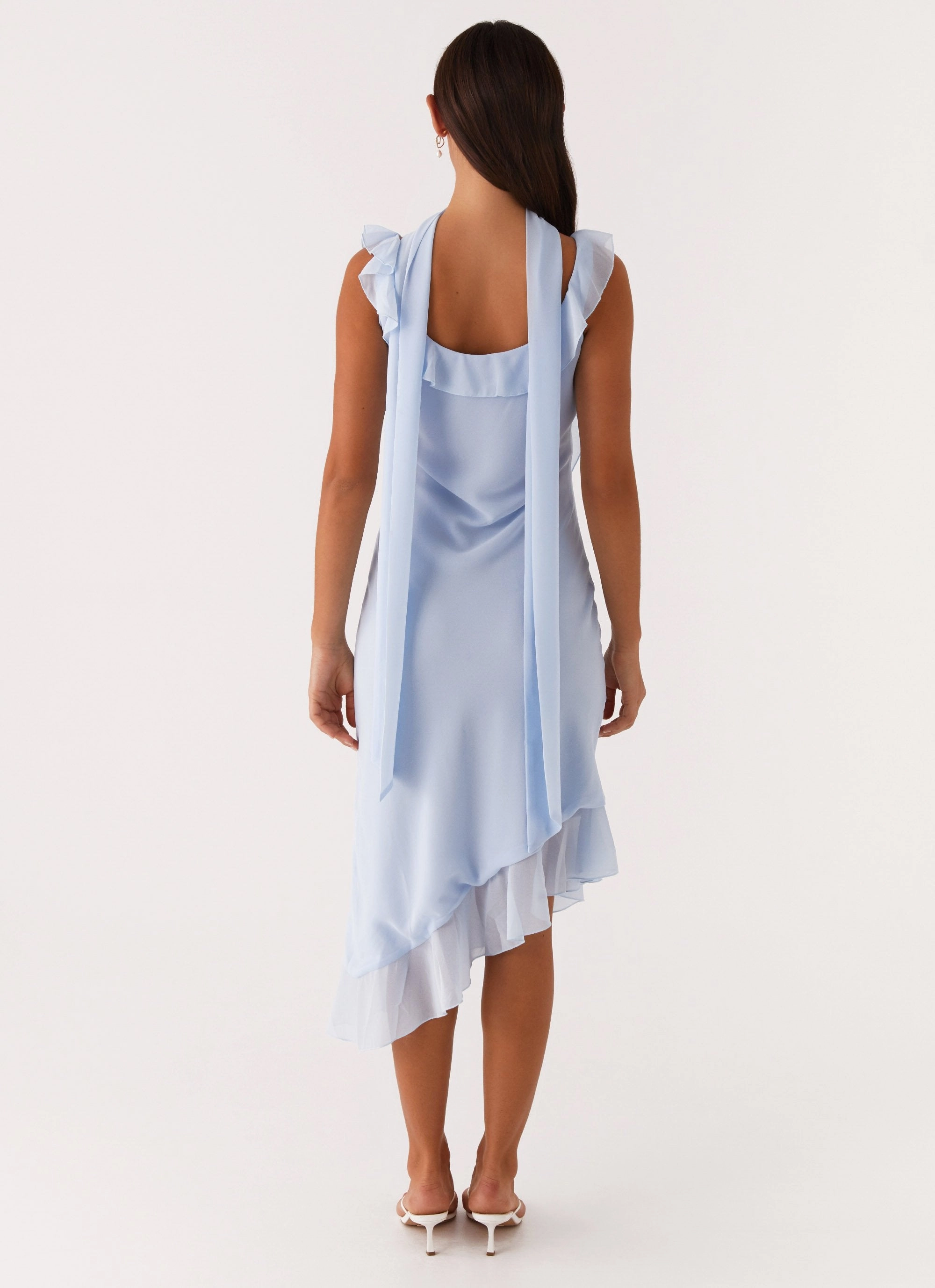 Smooth Blend Fariday Midi Dress - Blue