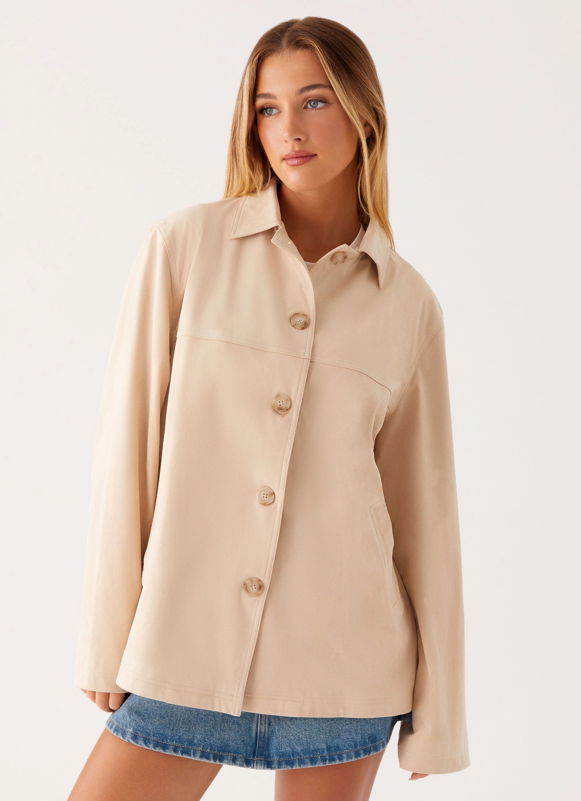 Light Weight Farley Jacket - Tan