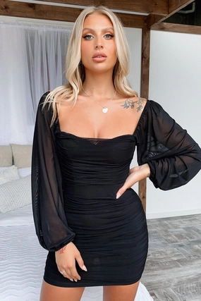 City-Style Marie Dress - Black