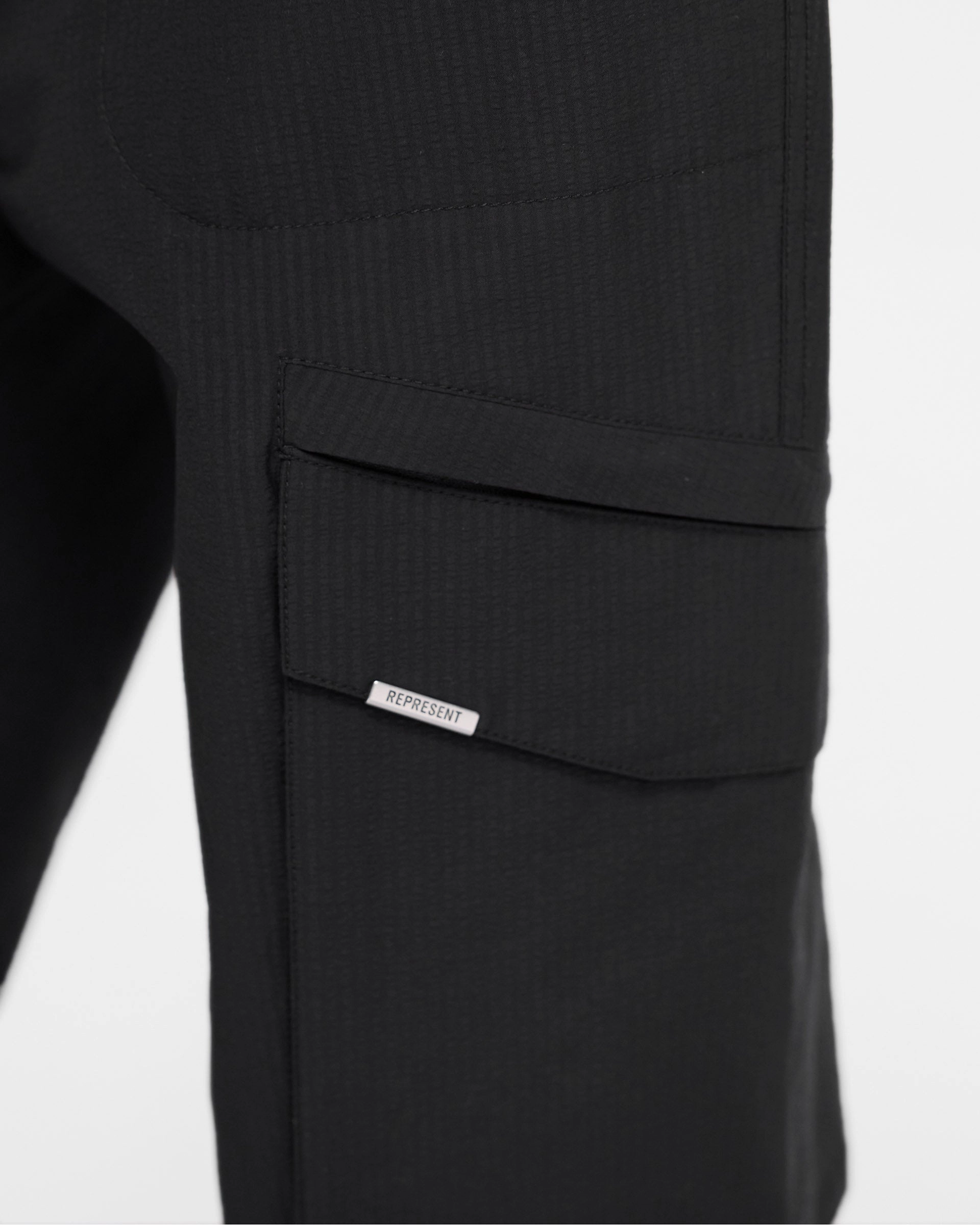 Performance Comfort Comfy Motion Tech Cargo Pant - Jet Black