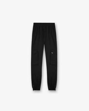 Tech Cargo Pant - Jet Black Bold Waistband