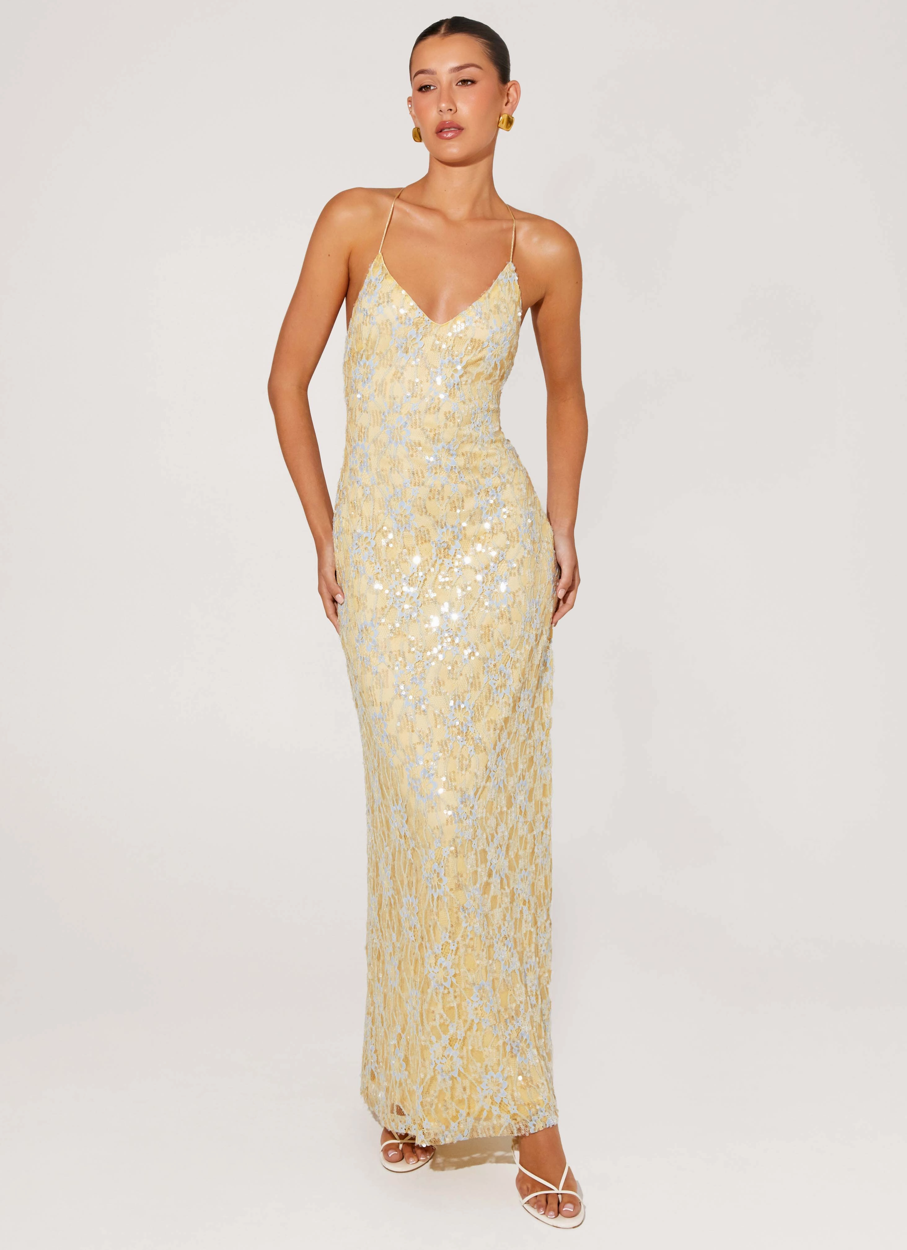 Truly Mine Maxi Dress - Yellow Work Fitwear