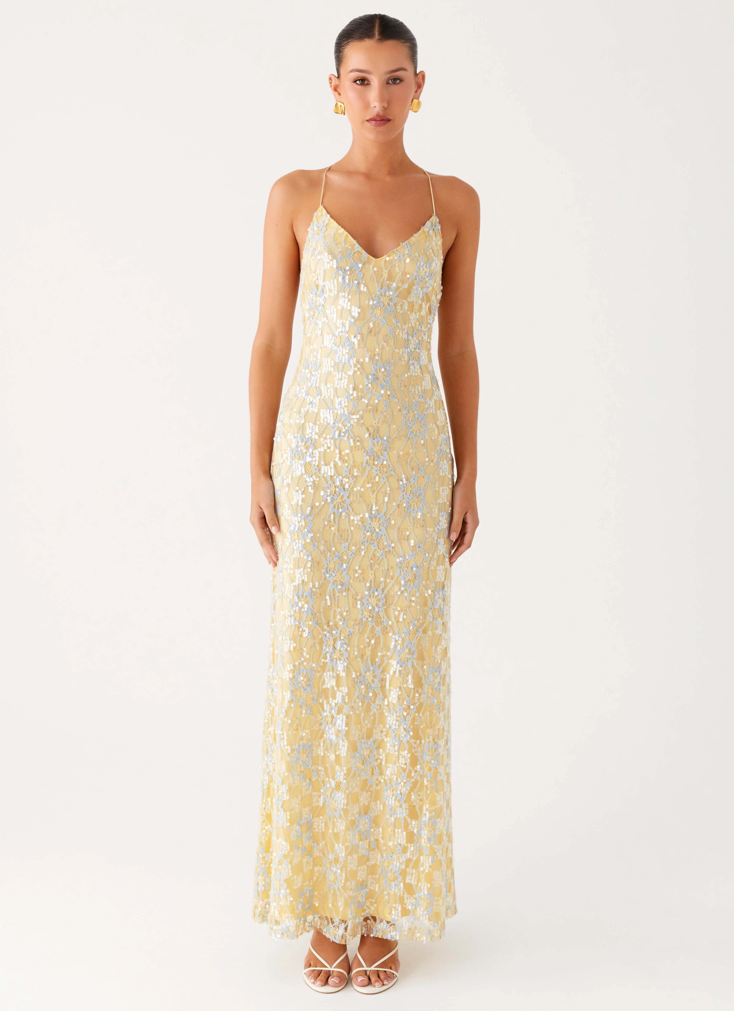 Versatile Layering Truly Mine Maxi Dress - Yellow
