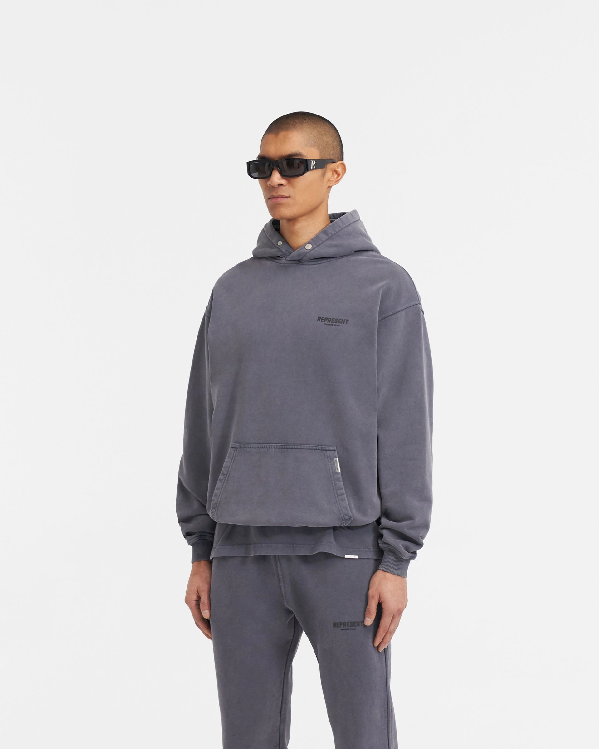 Represent Owners Club Hoodie - Storm Sleek Fit Unisex Appeal