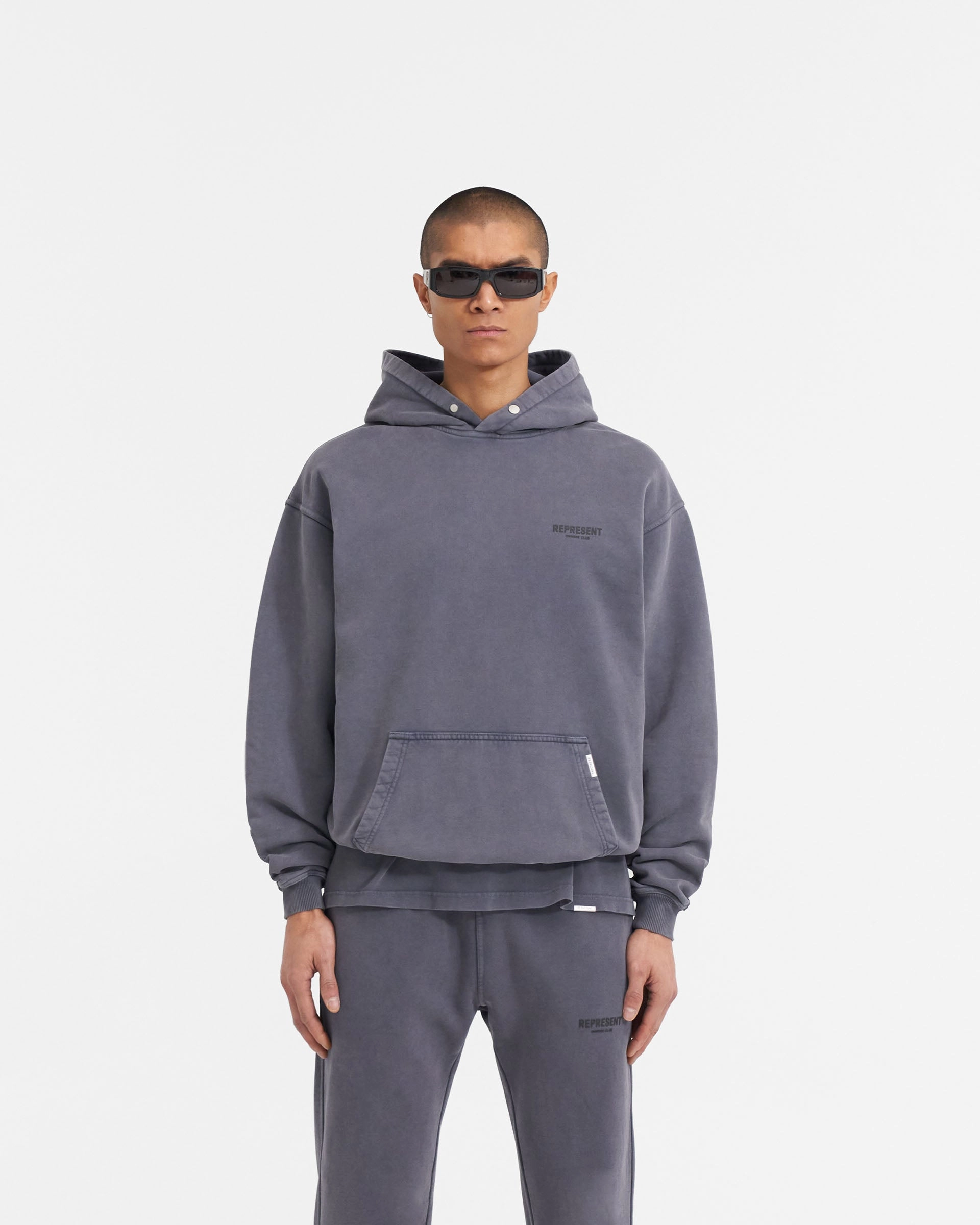 Represent Owners Club Hoodie - Storm Holiday Wear Formal Occasion