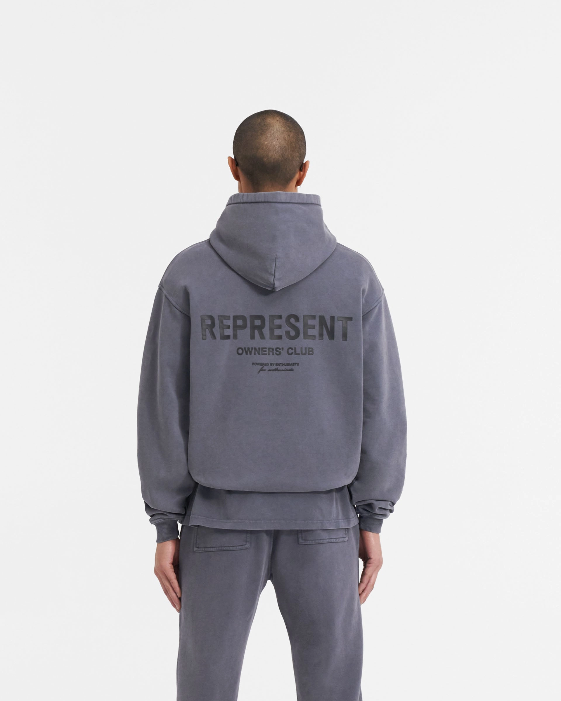 Tulle accents Represent Owners Club Hoodie - Storm