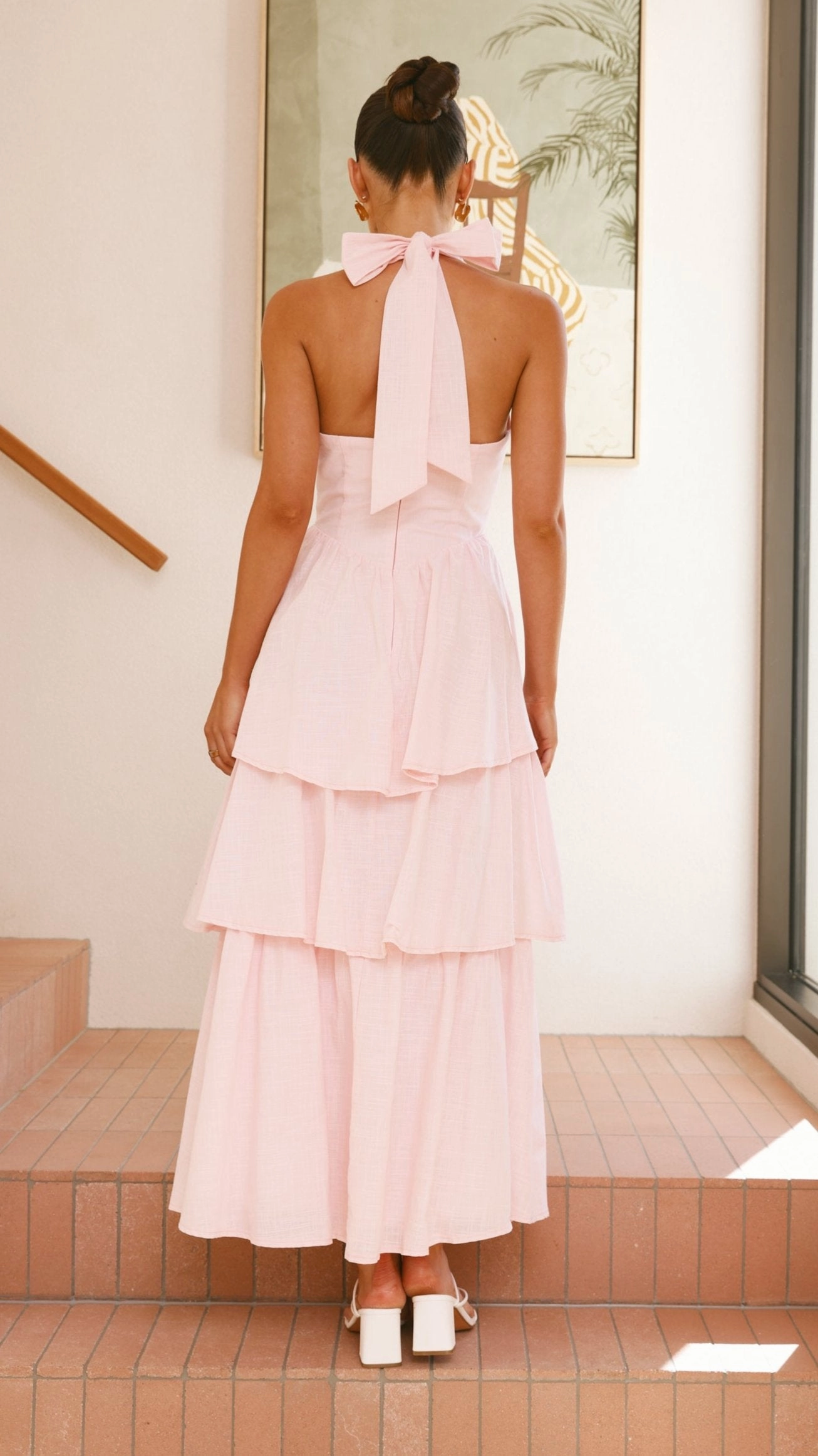 Neutral Base Danais Maxi Dress - Pink