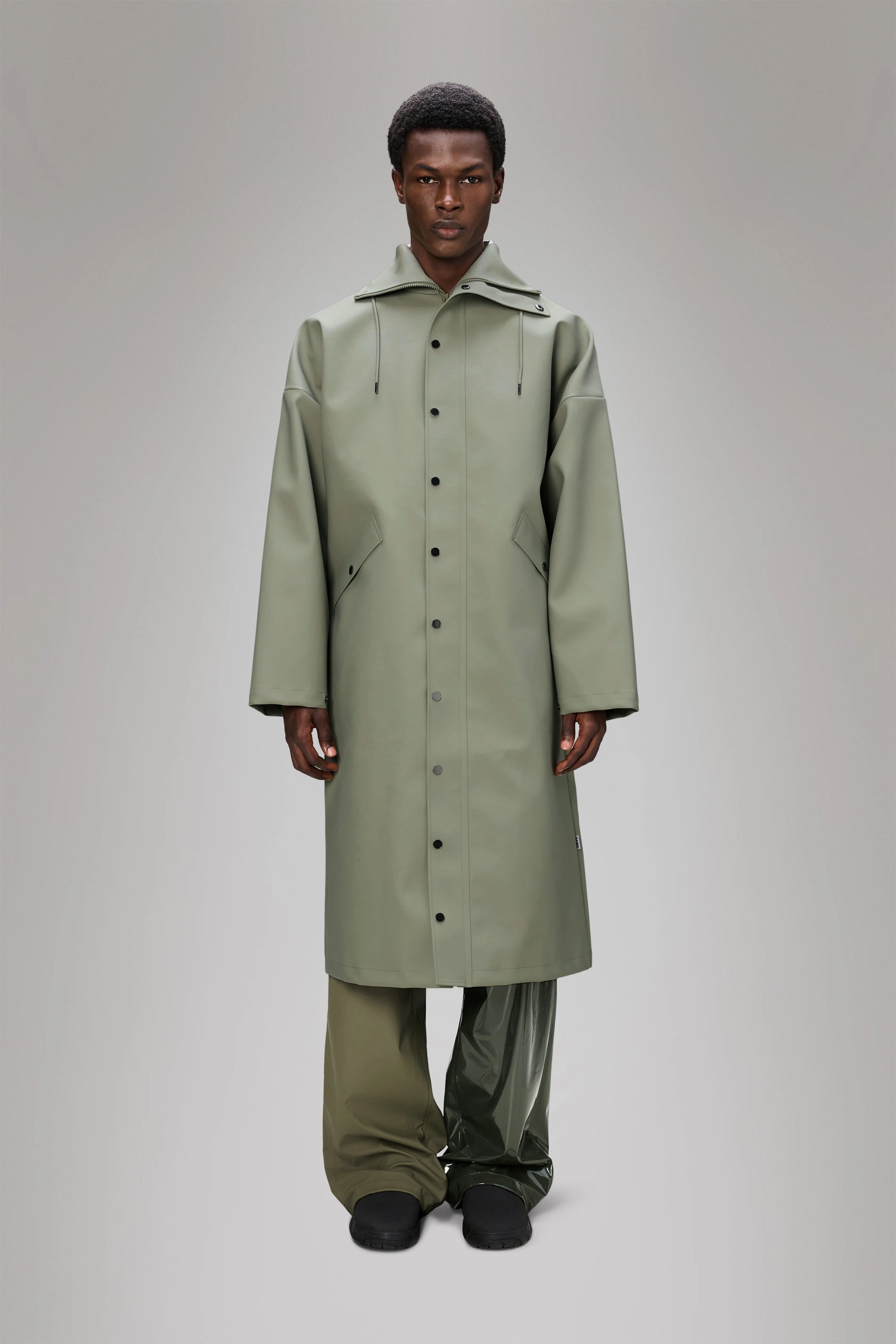 Vision Rain Jacket Long color block Fit For Travel