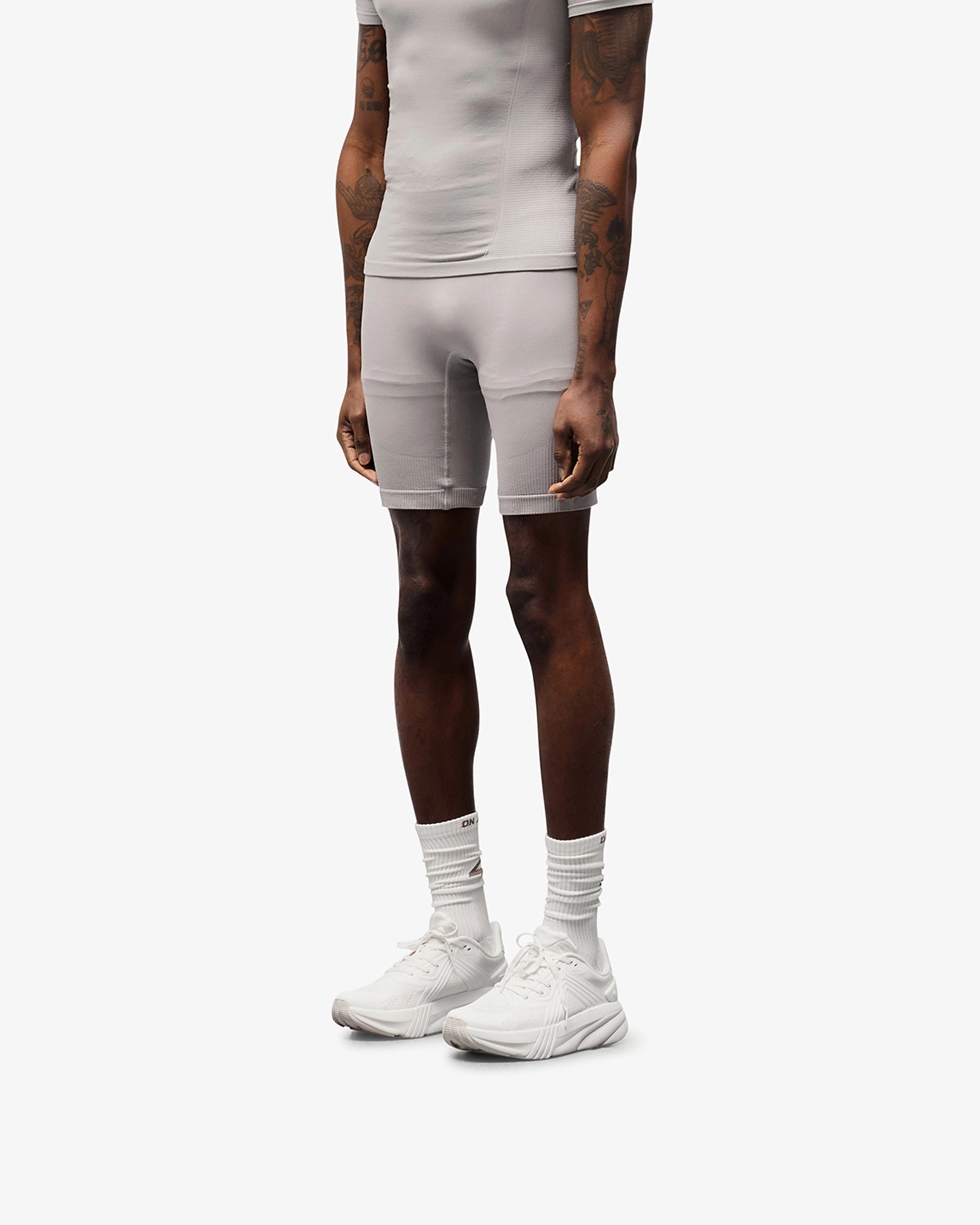Breathable mesh 247 DNA Seamless Shorts - Titanium