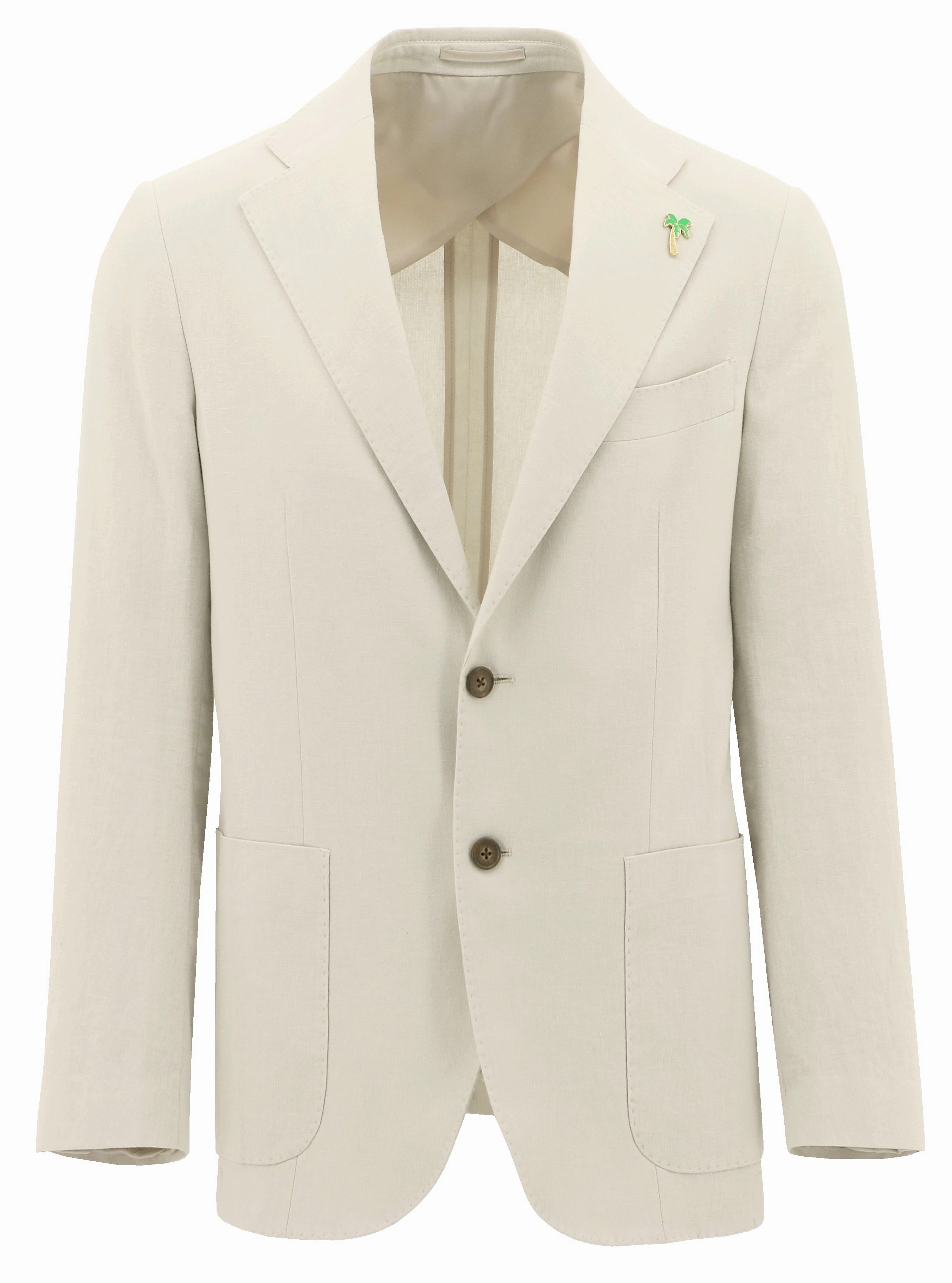 Airflow Ventilation System HighNeckDesign Genoa Sand Linen Sports Jacket