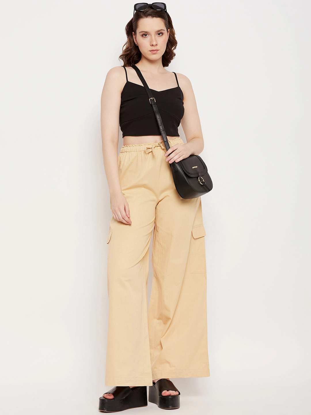 Mid-rise fit Breath Flex Madame Beige Cargo