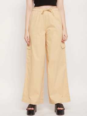 Madame Beige Cargo Premium Quality Essential Wear