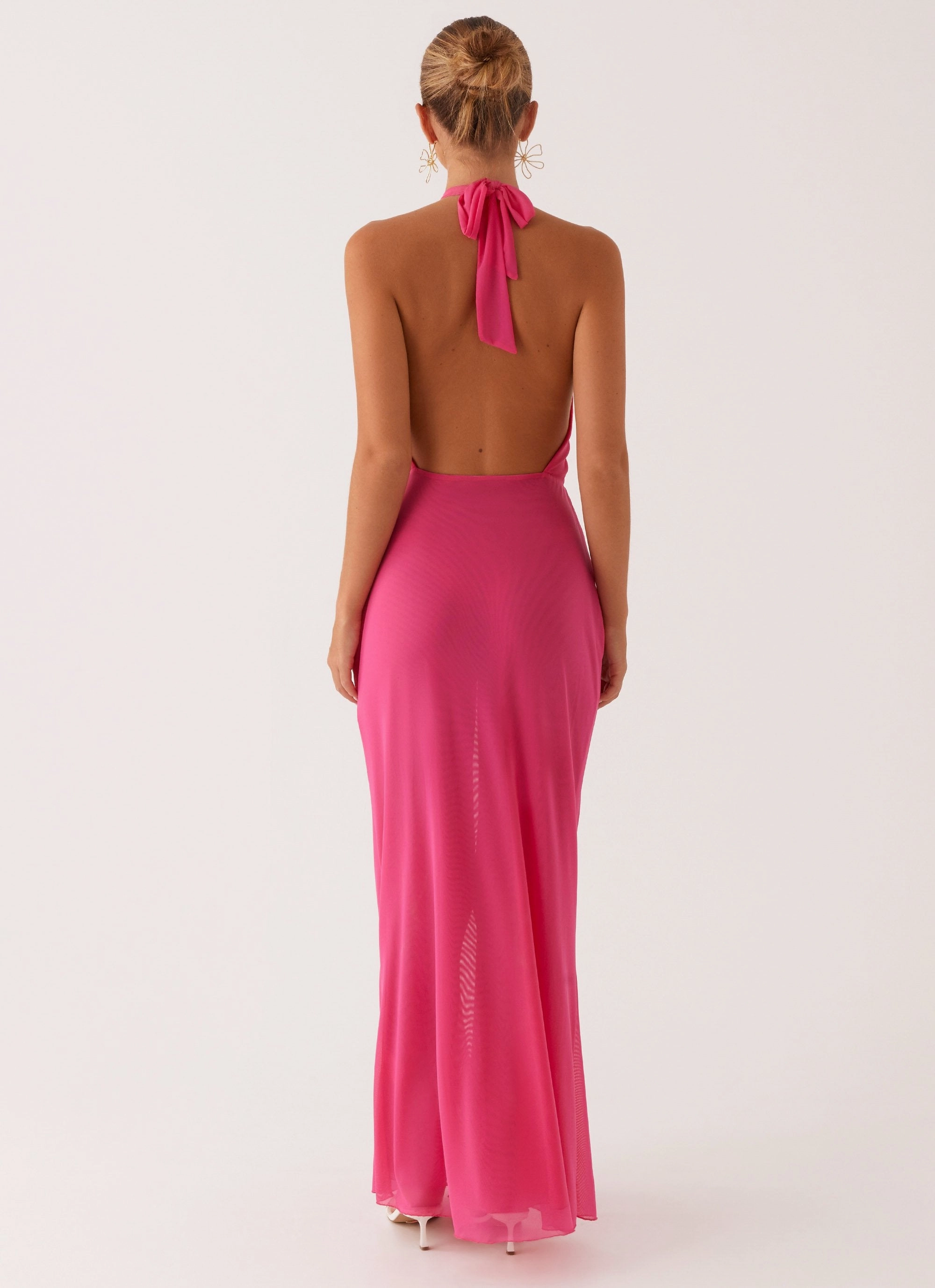 Bold Pattern Centre Stage Maxi Dress - Pink