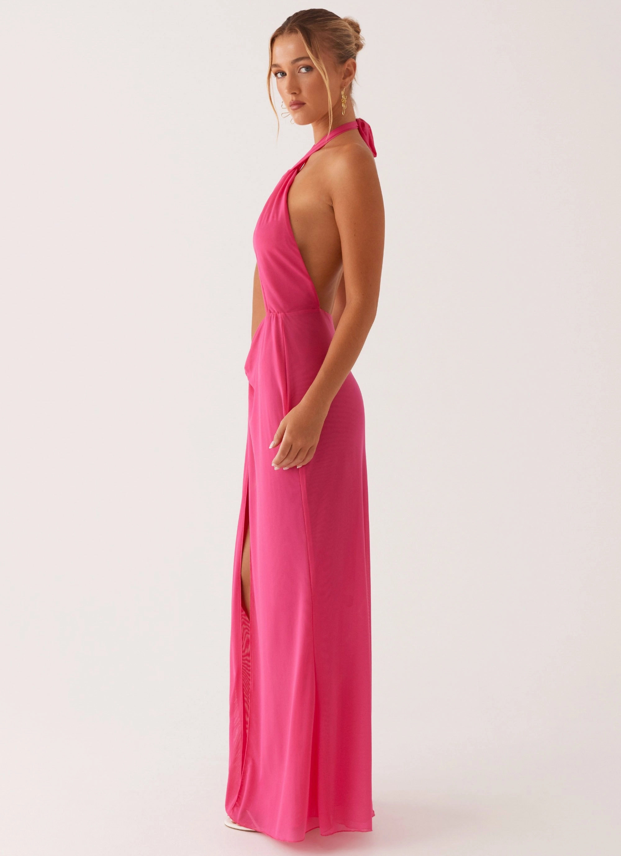 Day Magic Playful Cut Centre Stage Maxi Dress - Pink