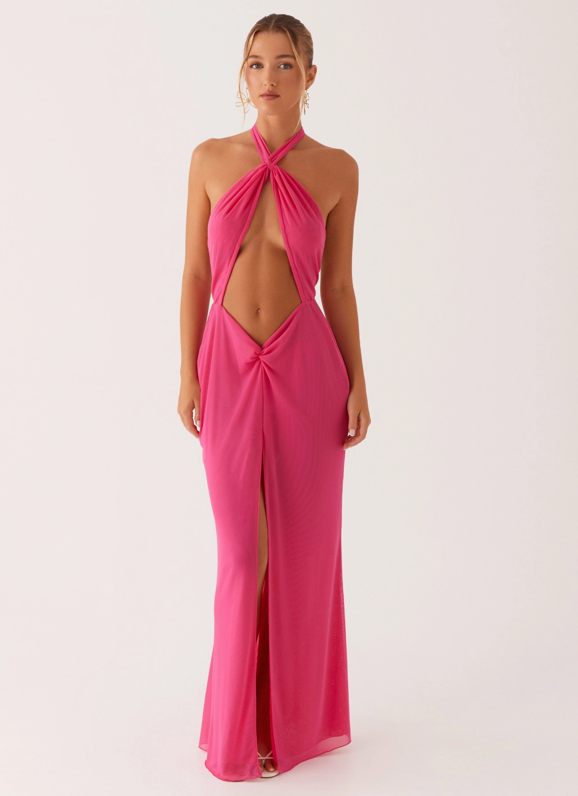 Centre Stage Maxi Dress - Pink Fashion-Forward Fit
