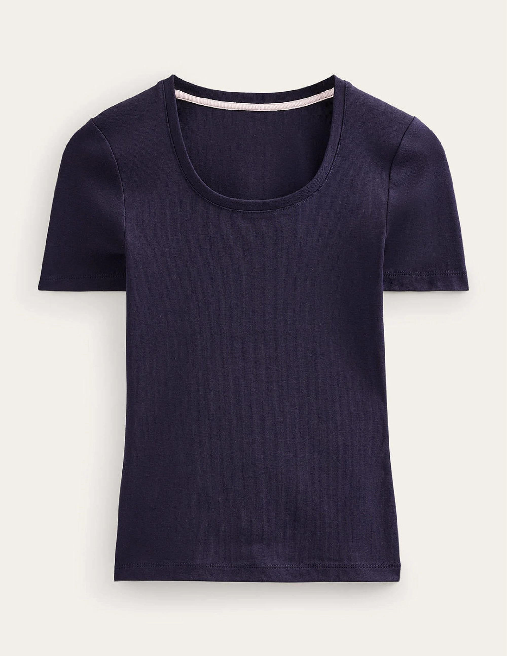 Essential Jersey T-Shirt-Navy WrinkleFree Weaving Anti Bacterial Layer