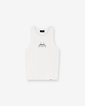 Represent X Metallica Local Crew Vest - Flat White brandable