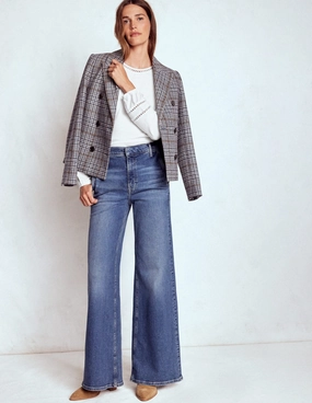 Trendy Look Chic Cardigan Flo Trim Detail Top-White