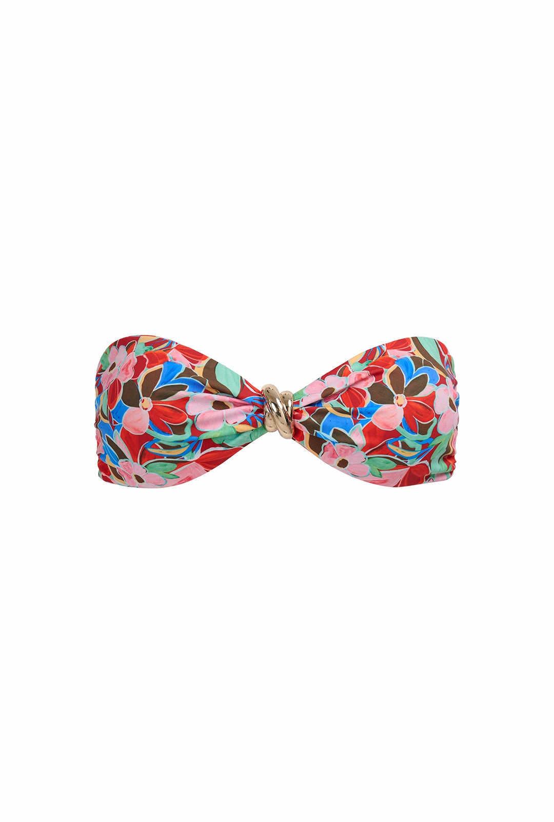 Wrinkle Free Fabric Formentera Top - Retro Bloom Print