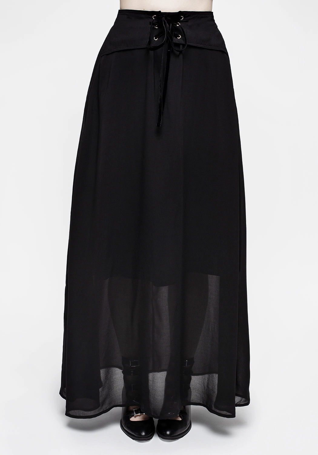 Senior Style Eris Lace Up Maxi Skirt