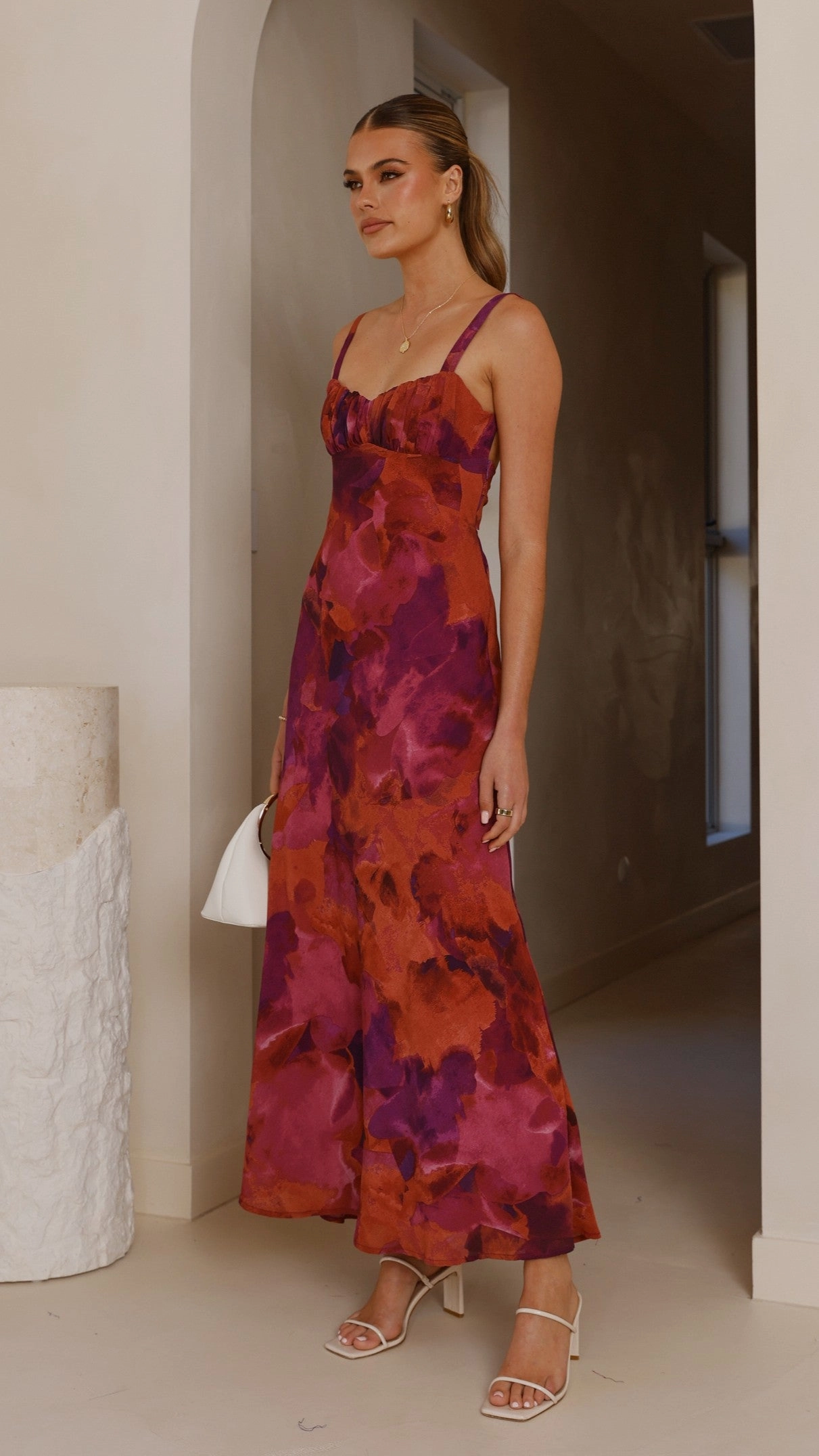 Seamless Finish Margo Midi Dress - Dark Rose