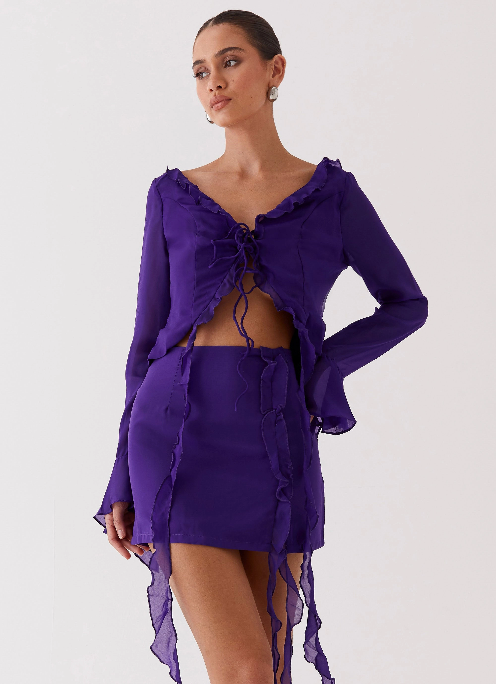 My Favourite Part Mini Skirt - Violet Blogger Favorite